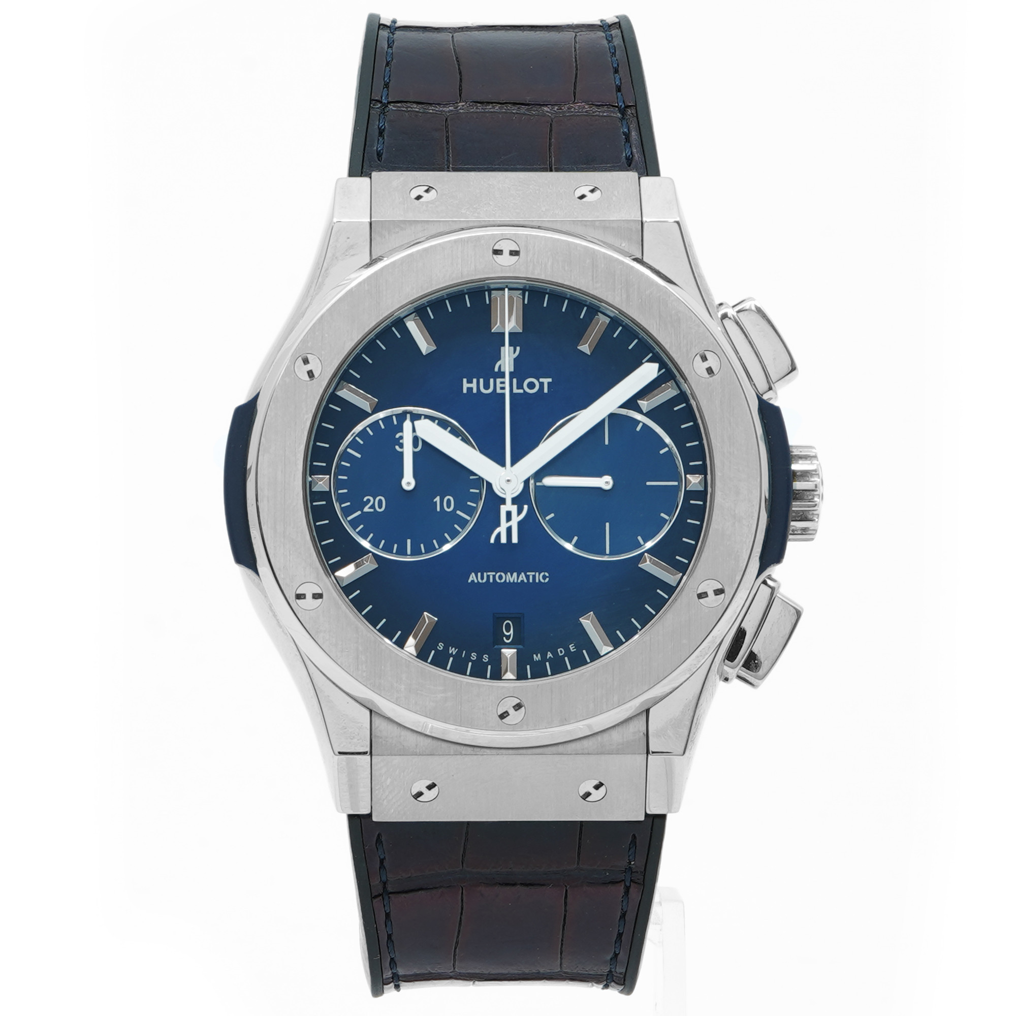 Hublot Classic Fusion Chronograph *Blue Dial* - Inventory 8320