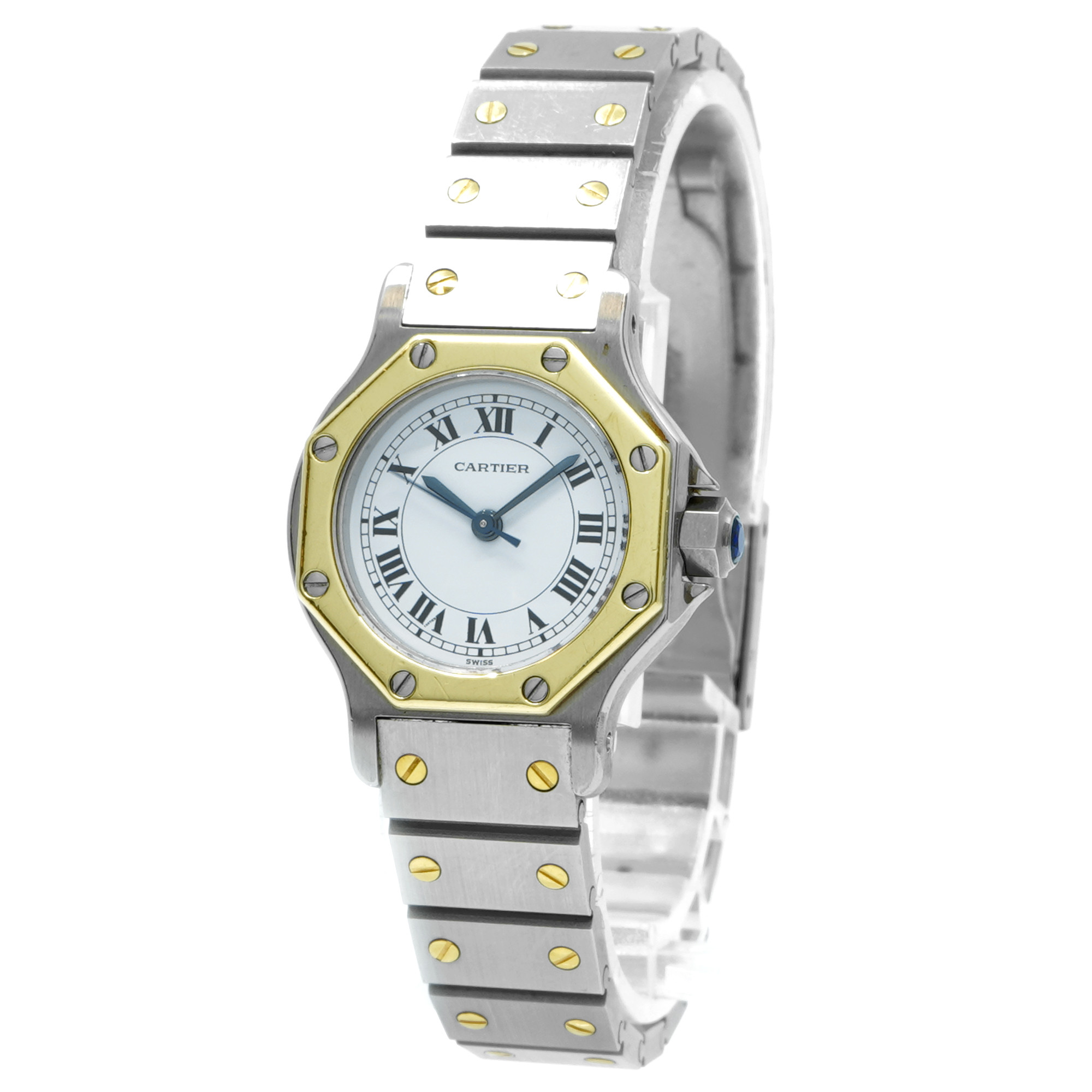 Cartier Santos Octagon 25mm 0907 - Inventory 8322