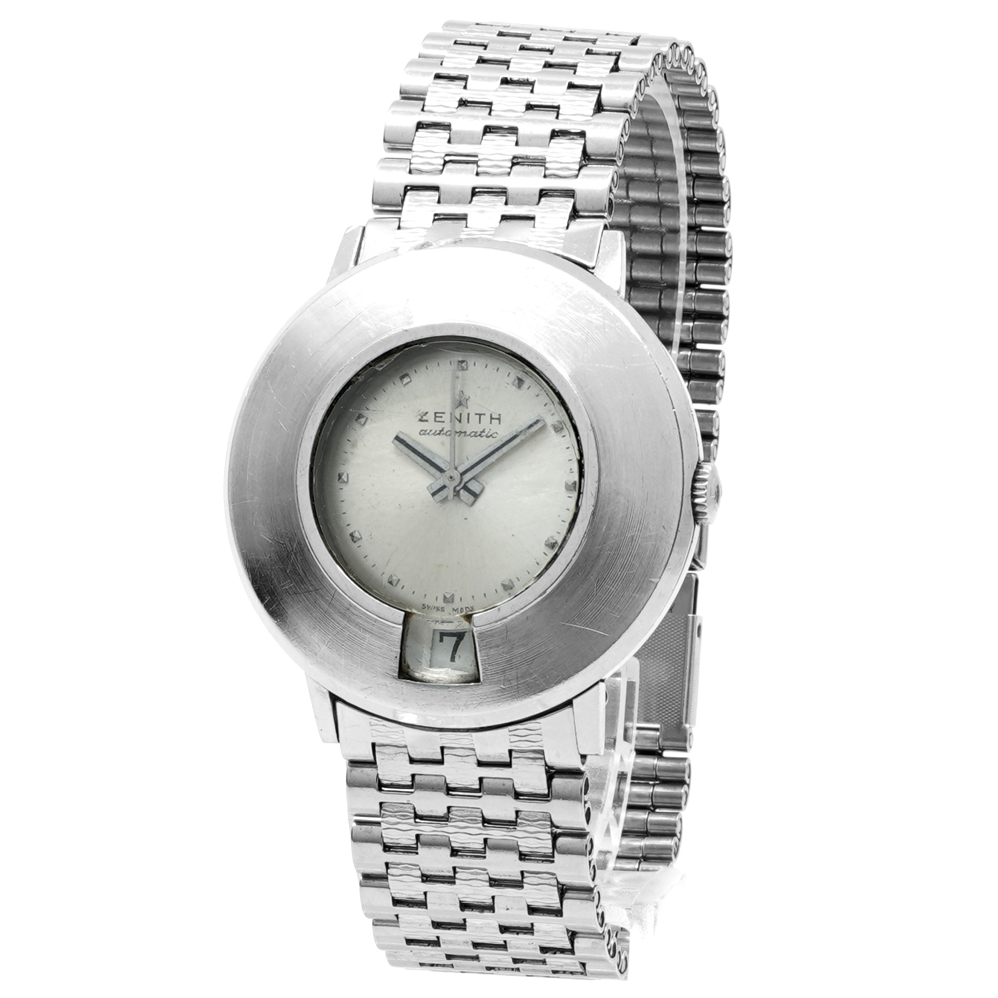 Zenith Vintage Keyhole Automatic Date A6621 - Inventory 8065