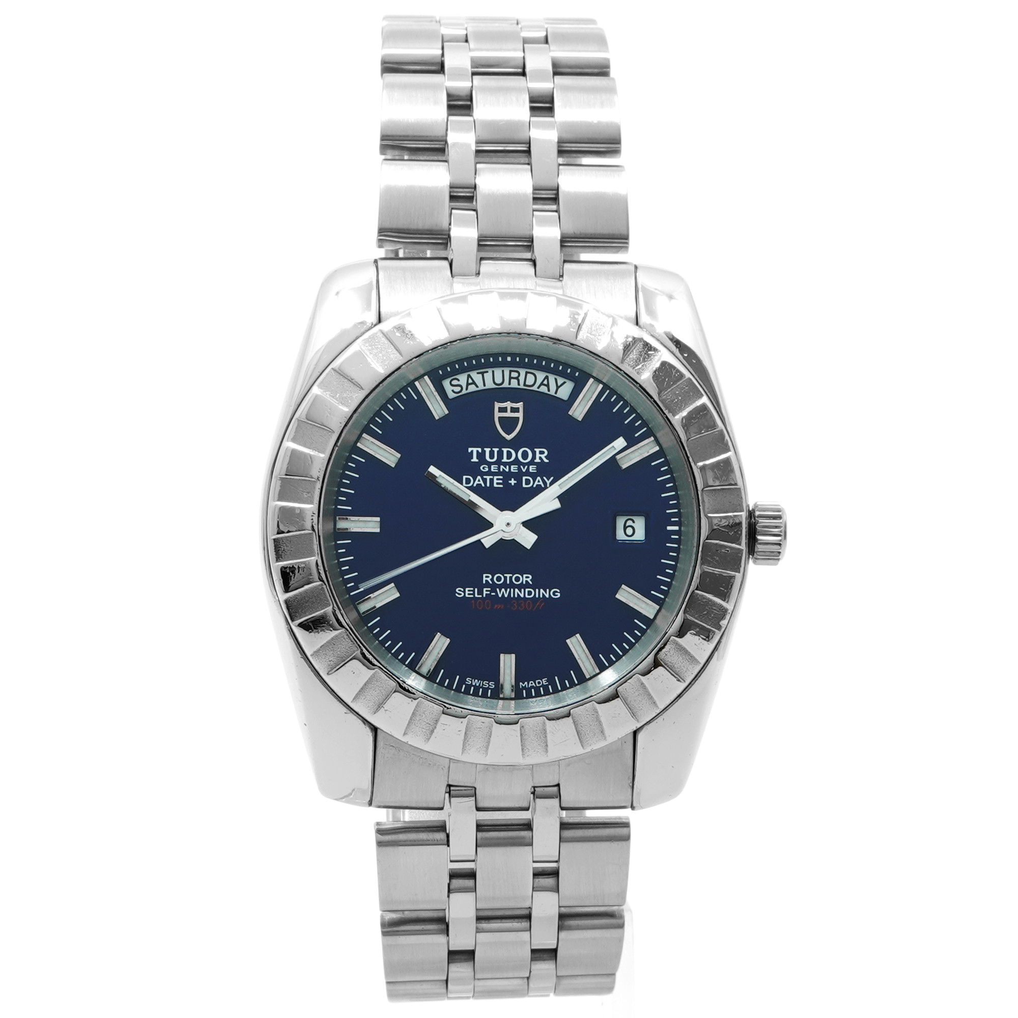 Tudor Classic Day-Date 23010  *Blue Dial* - Inventory 7914