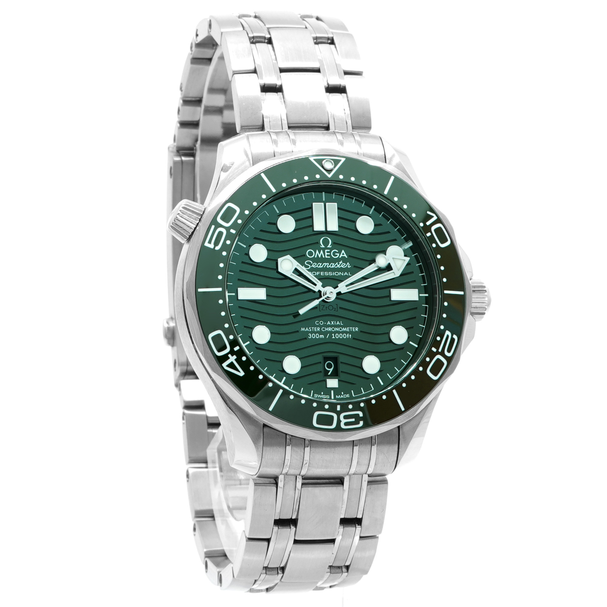 Omega Seamaster Diver 300M Master Chronometer 42mm *Green* - Inventory 8342