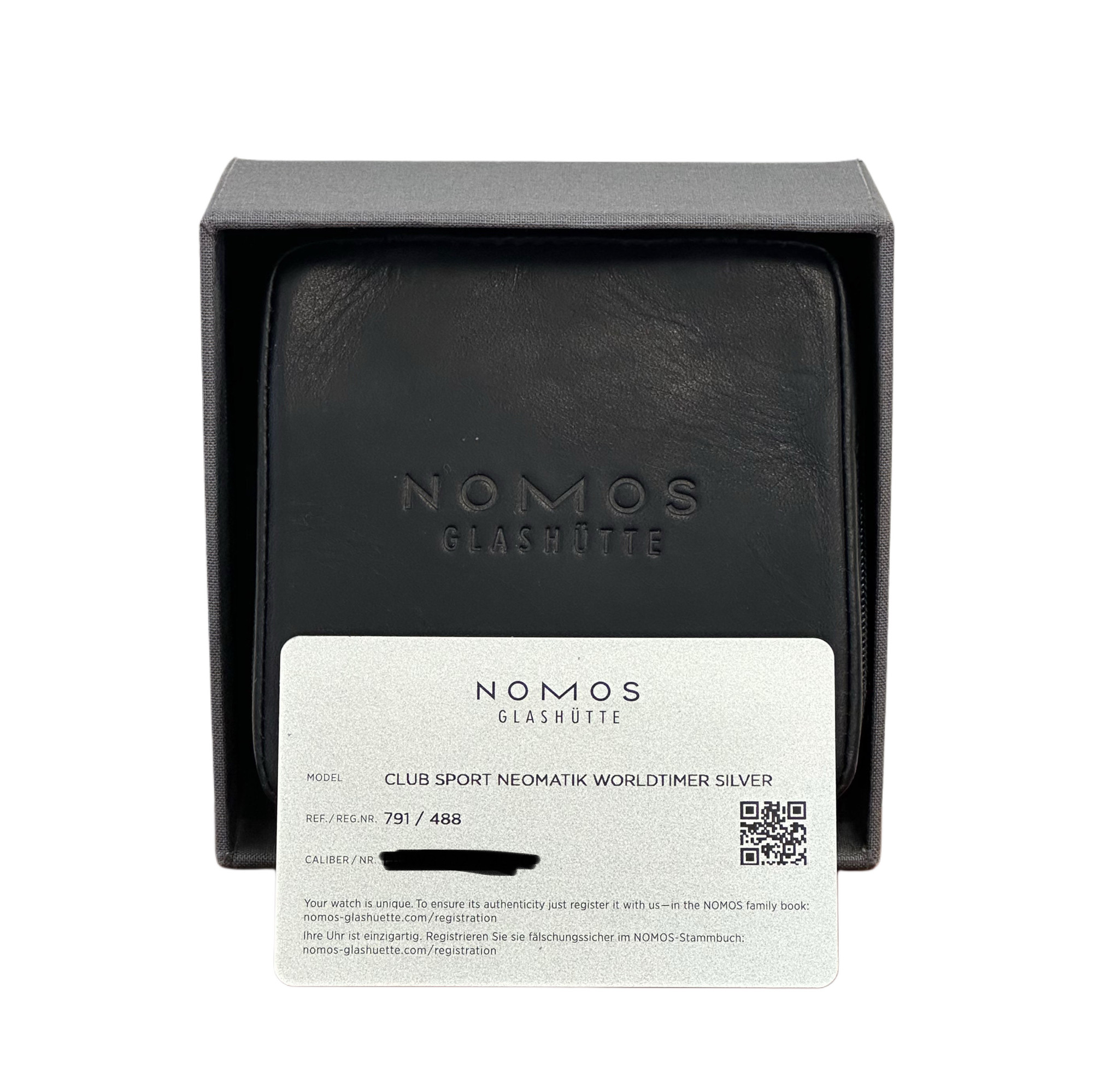 Nomos Club Sport Neomatik Worldtimer Silver 791 - Inventory 8348