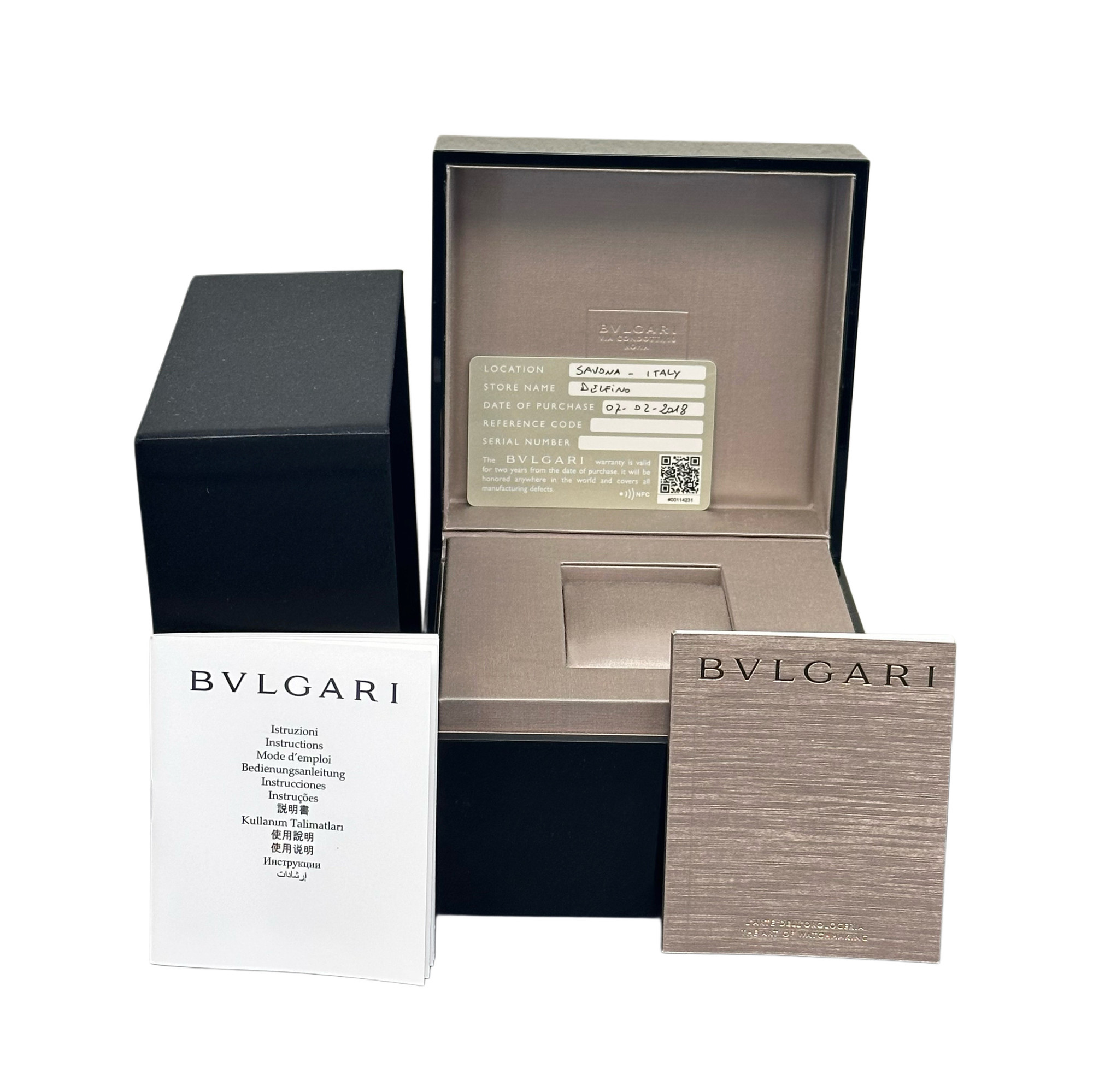 Bulgari Diagono Magnesium DG42 SMC Ch - Inventory 8382