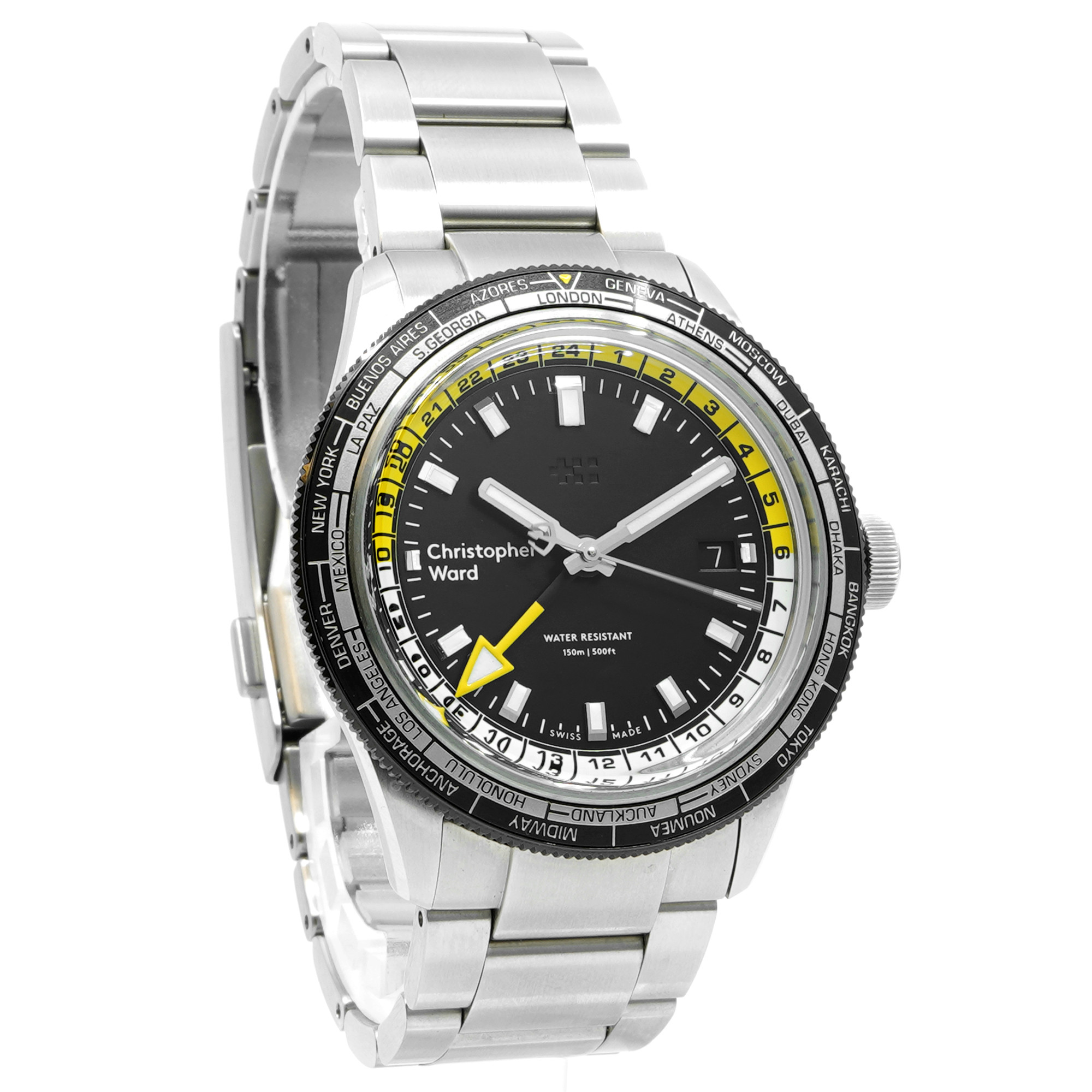 Christopher Ward C65 GMT Worldtimer - Inventory 8408