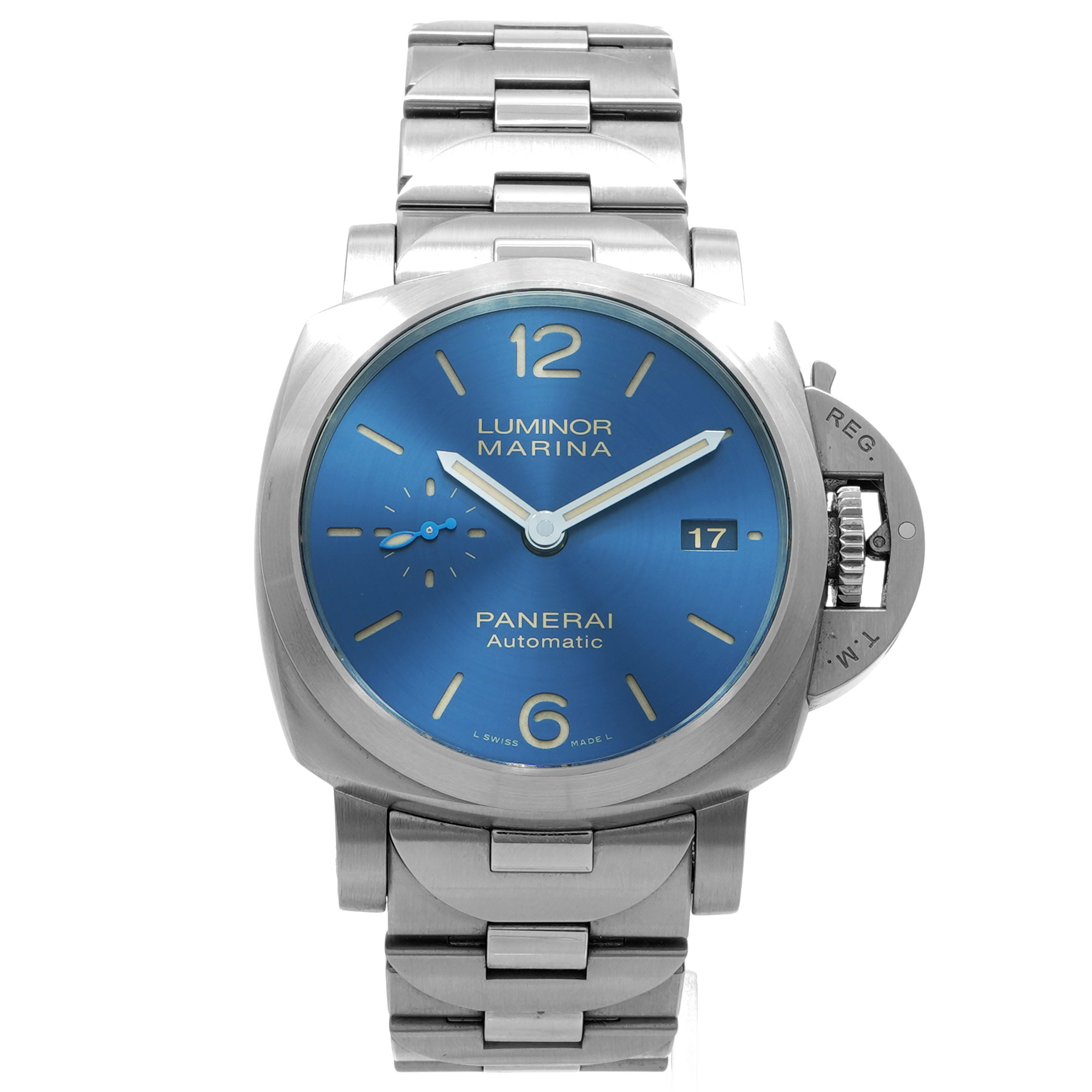 Panerai Luminor Marina *Blue Dial* PAM01028 - Inventory 8389