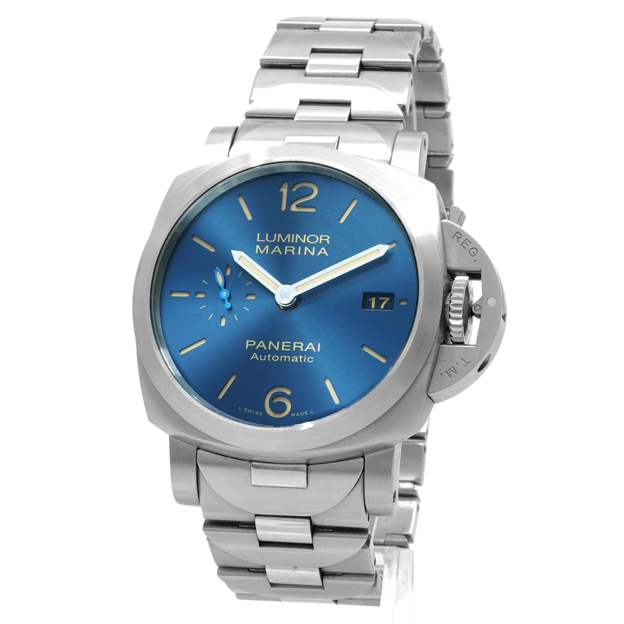 Panerai Luminor Marina *Blue Dial* PAM01028 - Inventory 8389