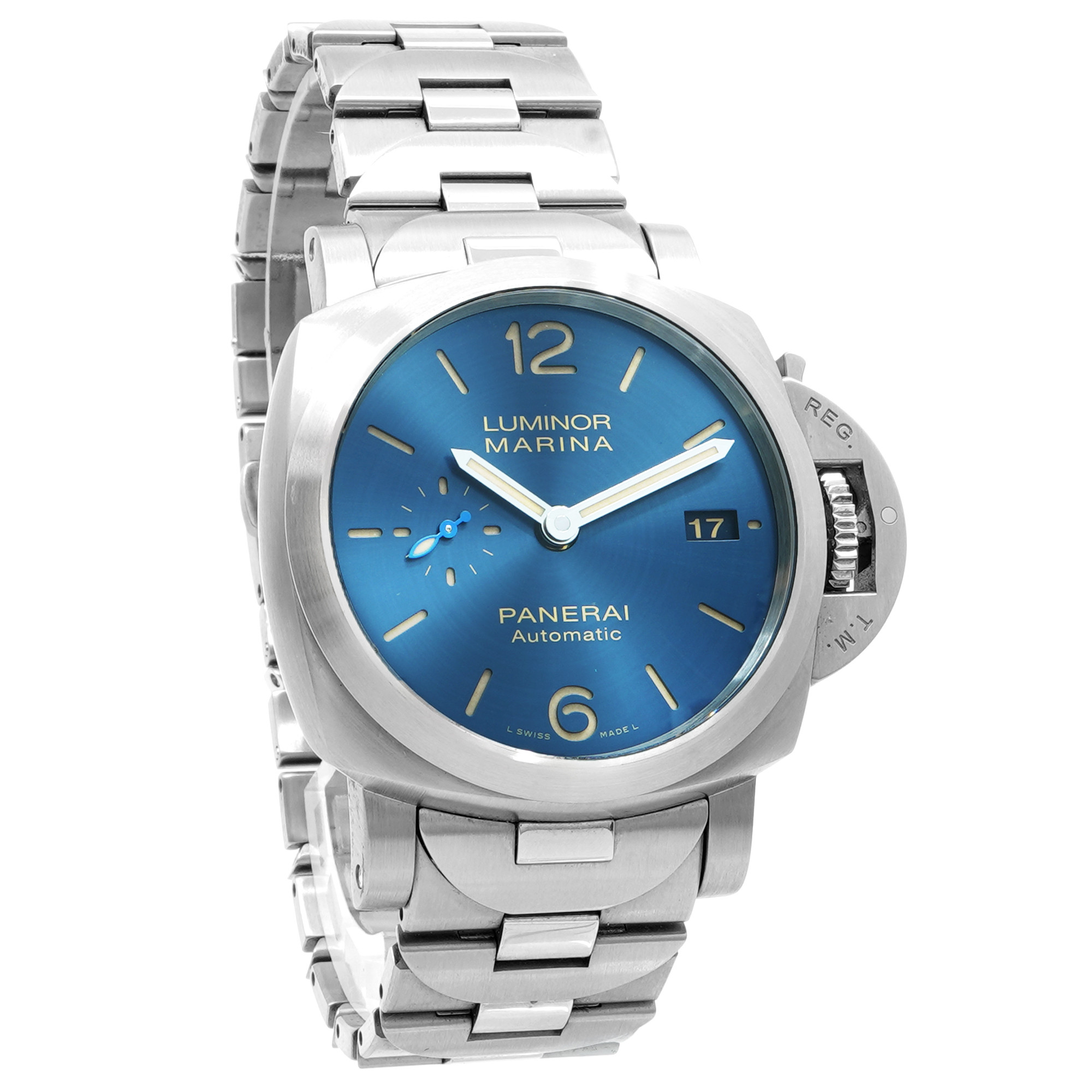 Panerai Luminor Marina *Blue Dial* PAM01028 - Inventory 8389