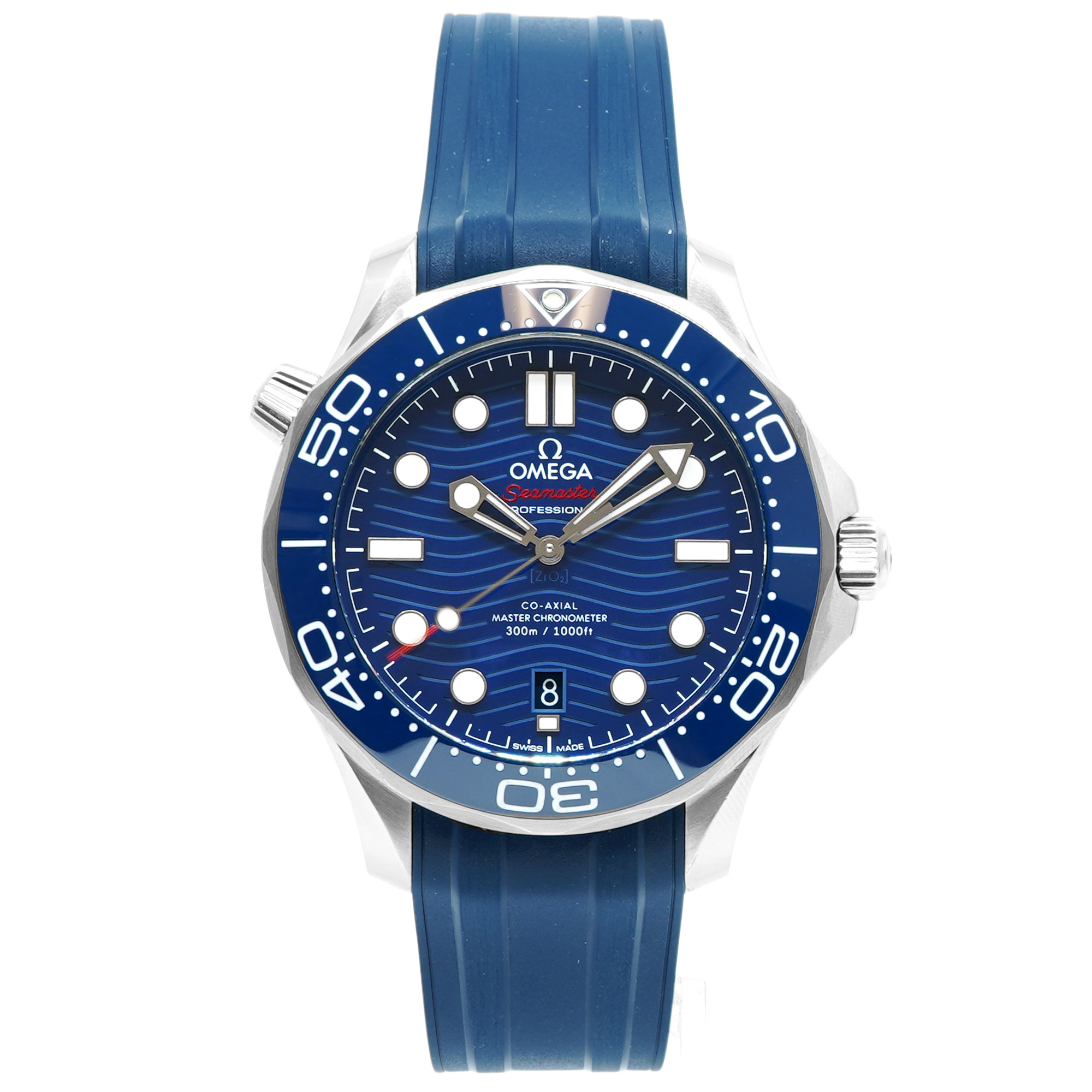 Omega Seamaster Diver 300M Co-Axial Master Chronometer 42mm *Blue* - Inventory 8431