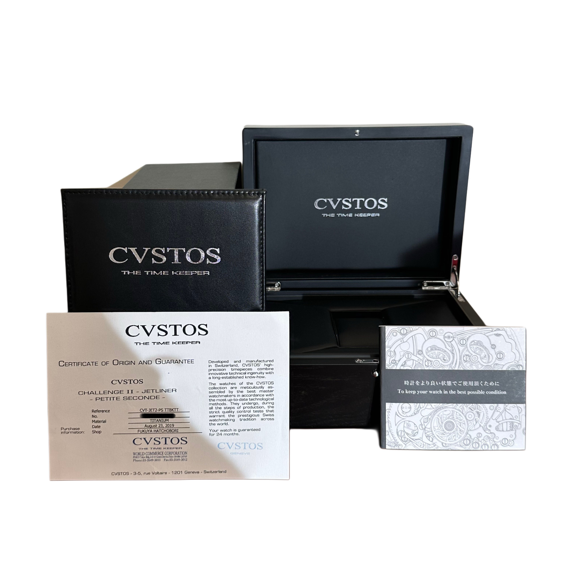 Cvstos Jetliner PS Thirty6 A00103.3600002 - Inventory 8455