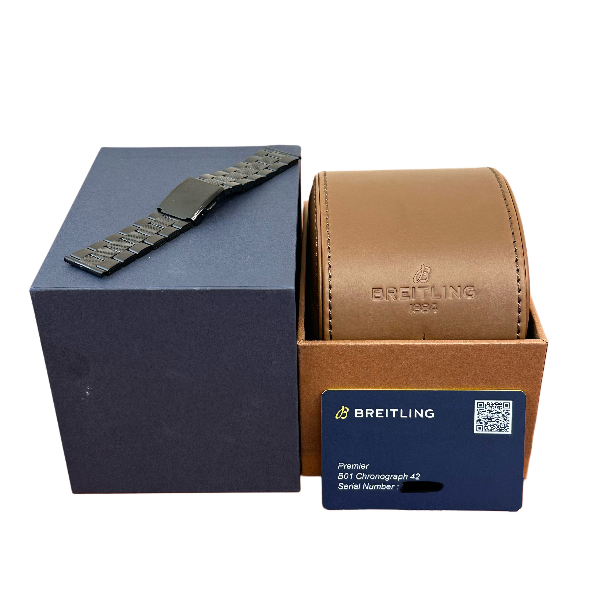 Breitling Premier B01 Japan Limited Edition  AB0118  *Black MOP Dial* - Inventory 8464