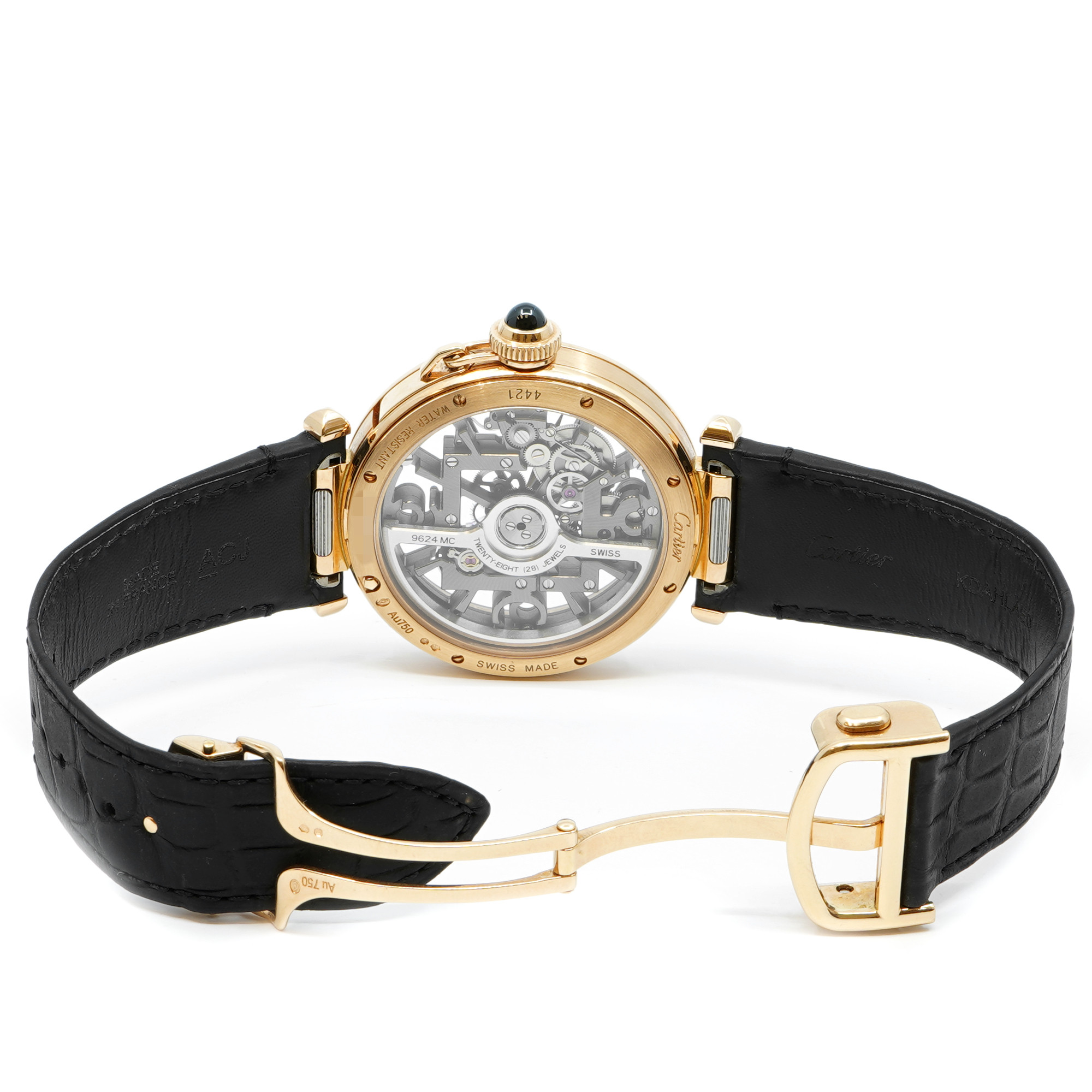 Cartier Pasha de Cartier Skeleton 41mm WHPA0018  *Rose Gold* - Inventory 8454