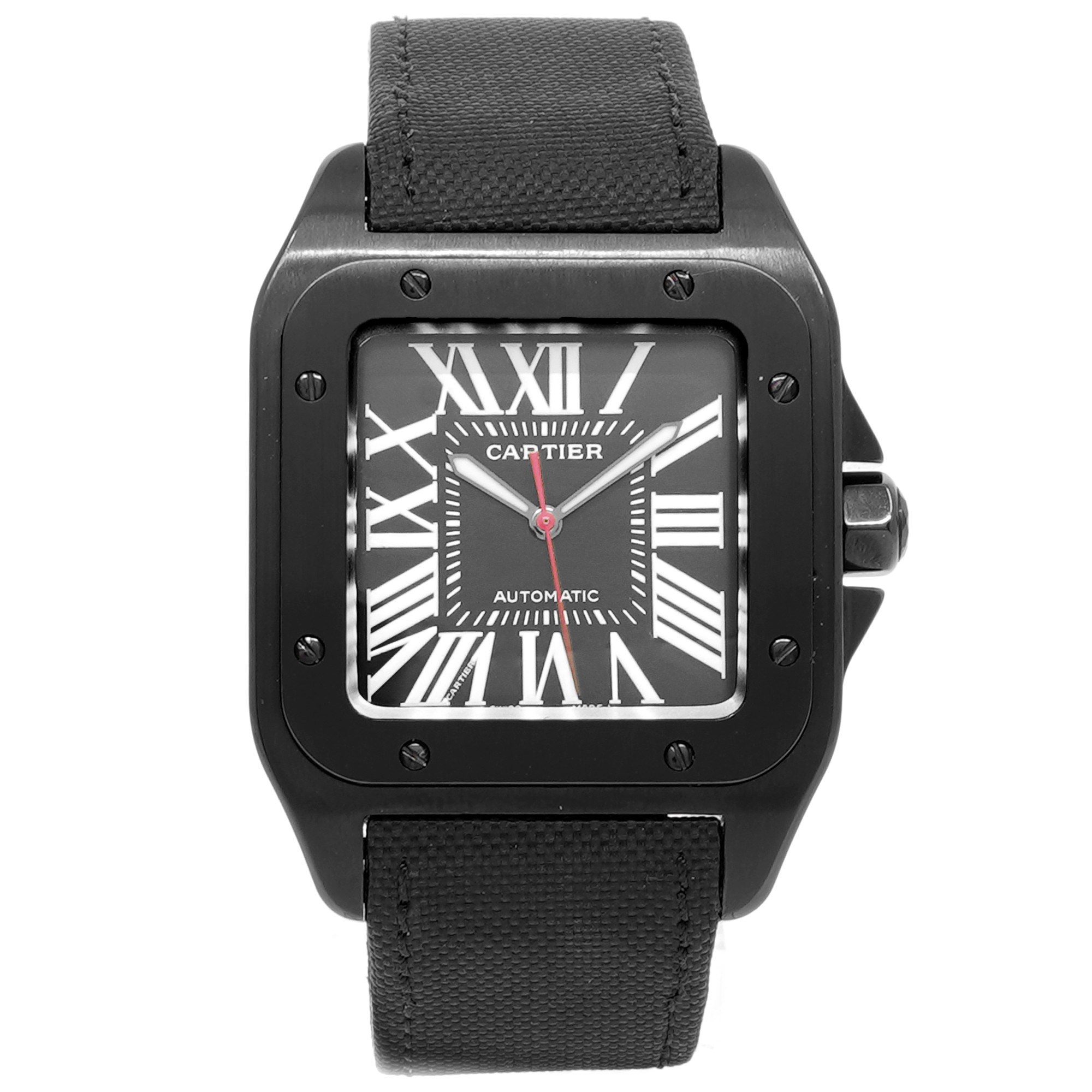 Cartier Santos 100 Carbon ADLC WSSA0006 - Inventory 8469