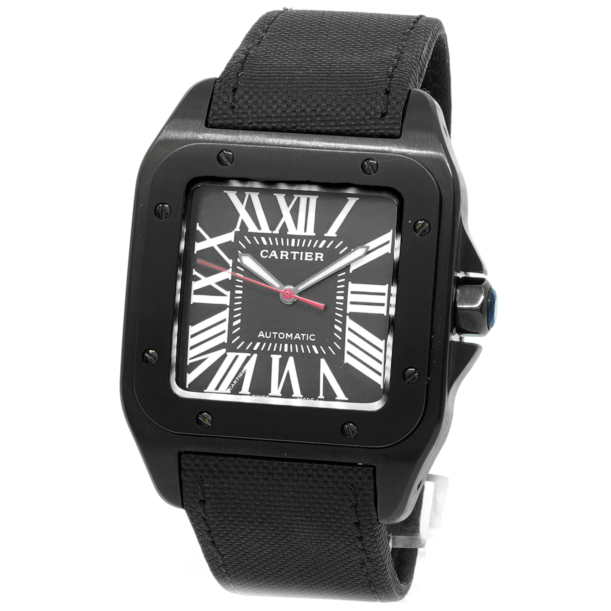 Cartier Santos 100 Carbon ADLC WSSA0006 - Inventory 8469