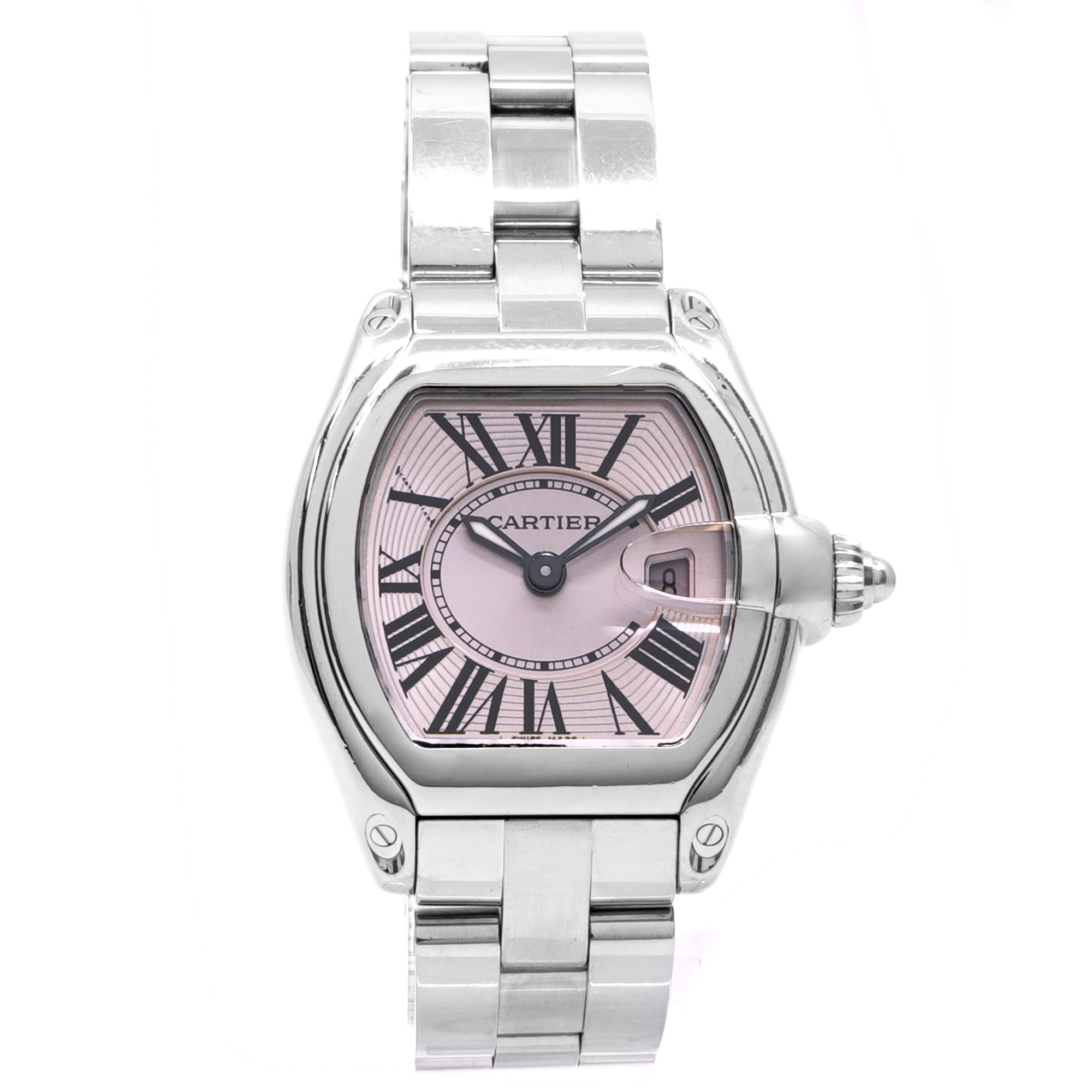Cartier Ladies Roadster *Pink Dial* 2675 - Inventory 8488