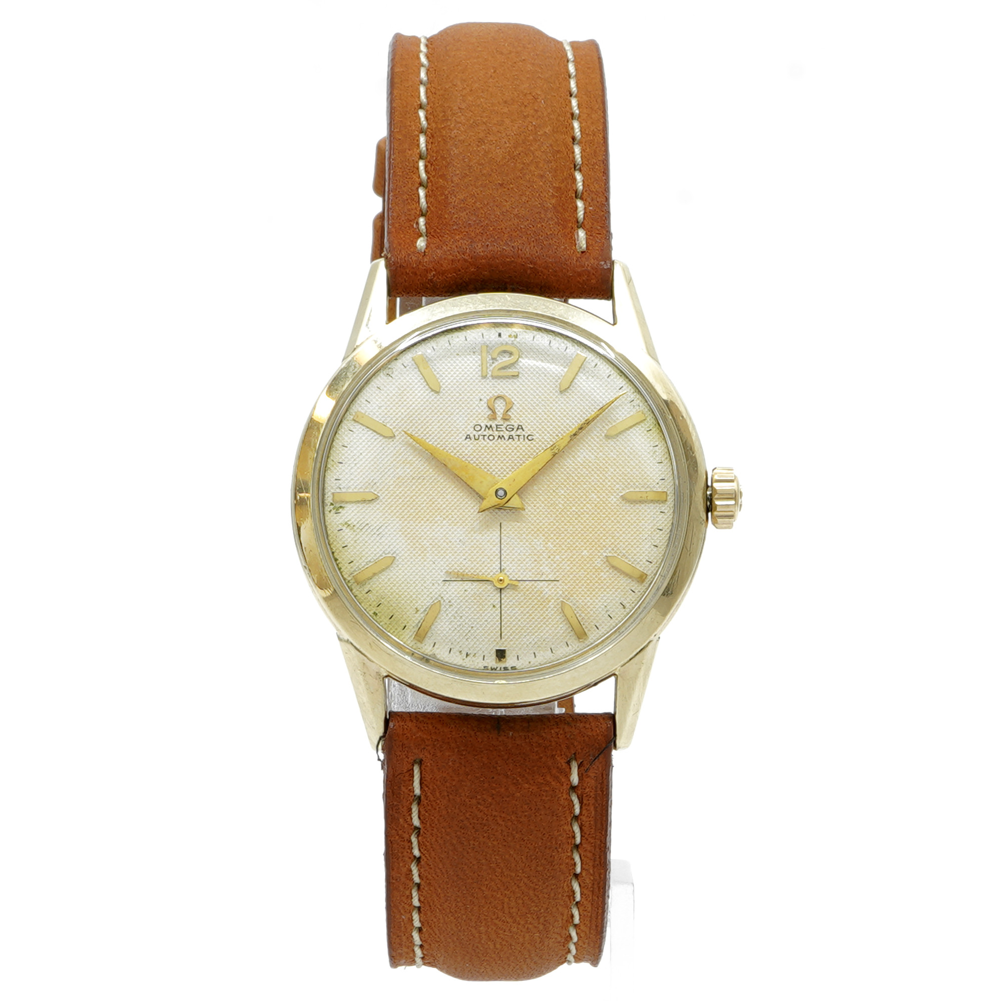 Omega Automatic  FX-6262 *Waffle Dial* *Vintage 1954* - Inventory 8500