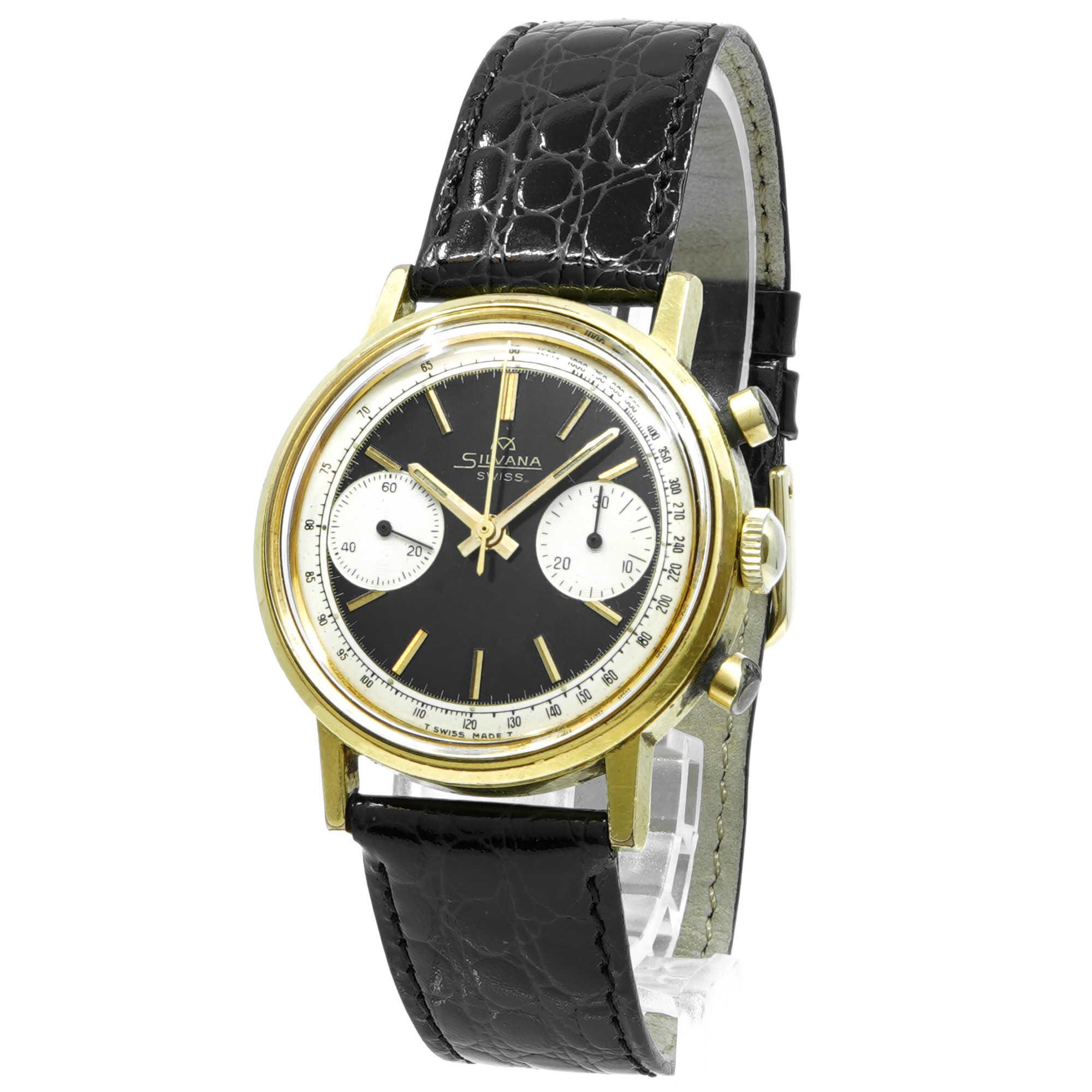 Silvana Panda Dial Chronograph *Vintage* - Inventory 8501