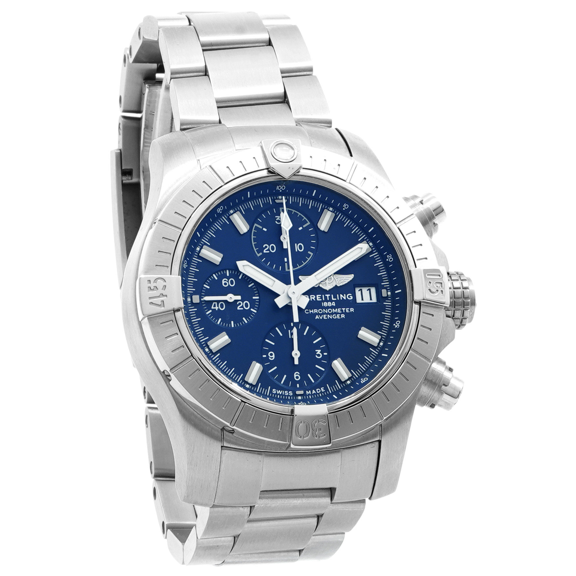 Breitling Avenger Chronograph 43 A13385 *Blue Dial* - Inventory