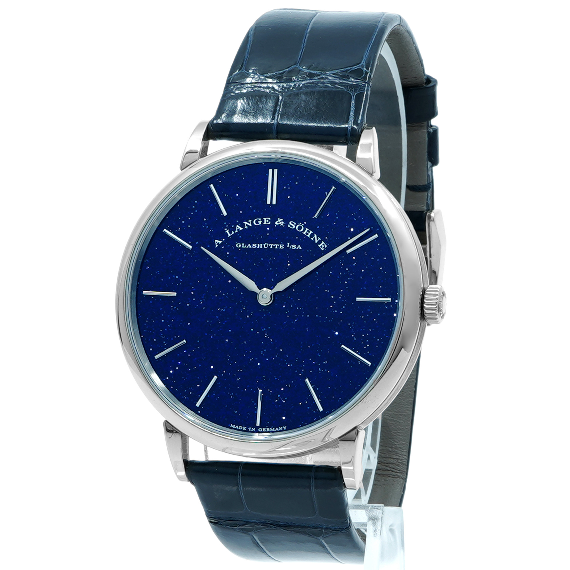 A. Lange & Sohne Saxonia Copper Blue Dial 205.086 - Inventory 8519