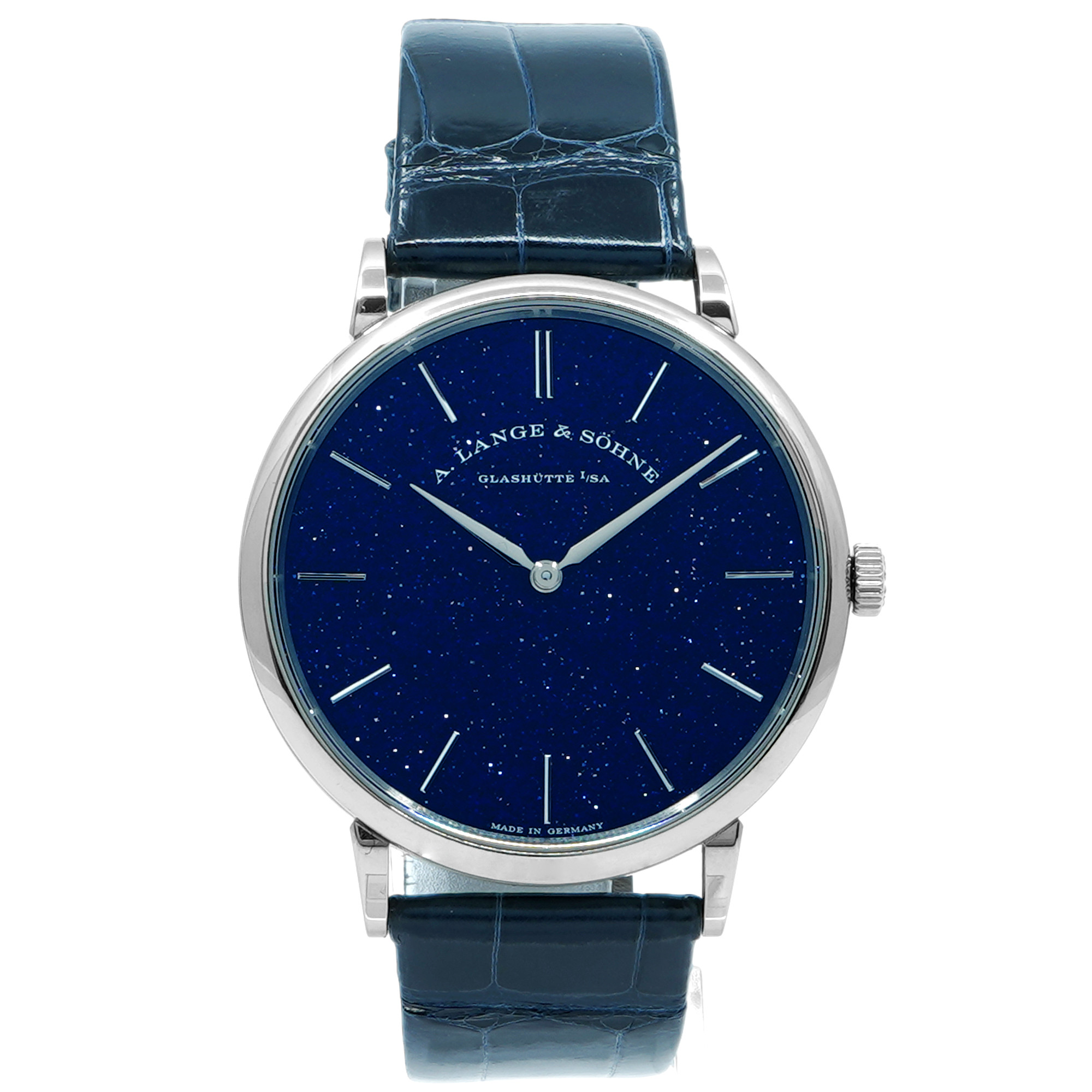 A. Lange & Sohne Saxonia Copper Blue Dial 205.086 - Inventory 8519