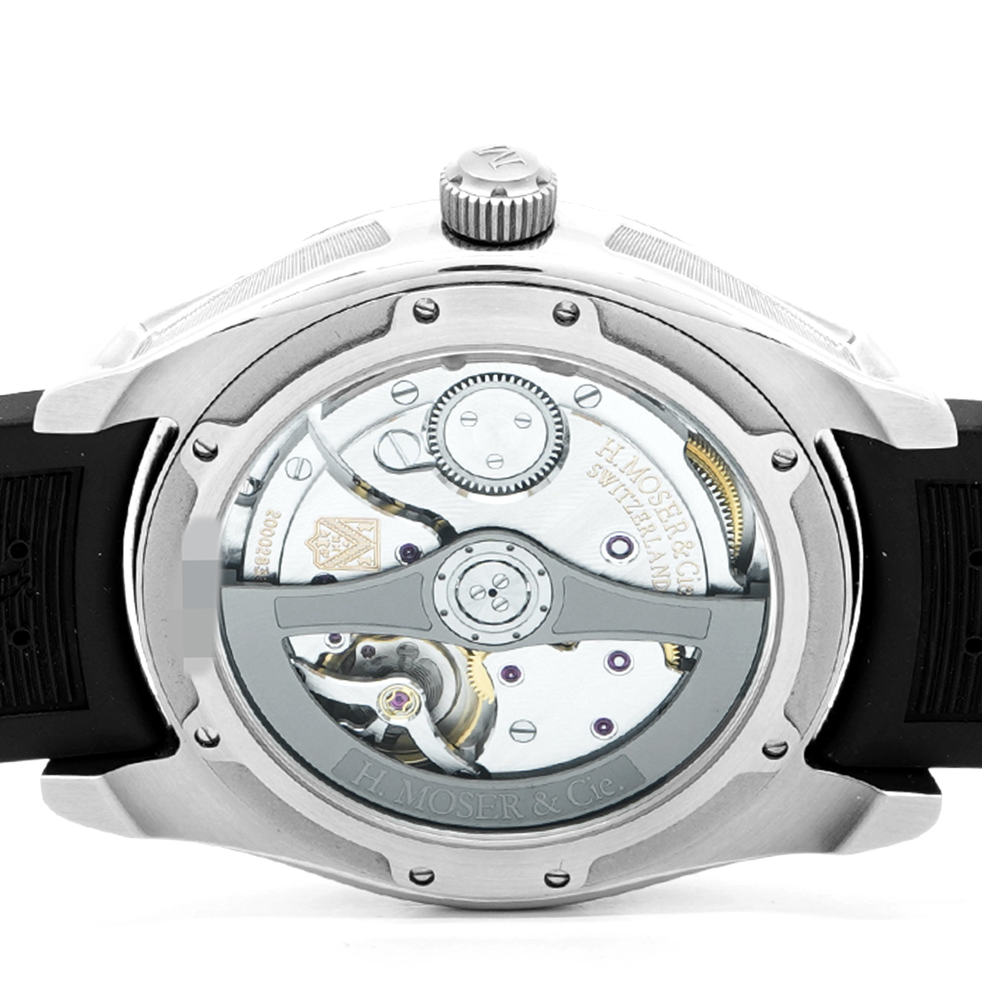 H. Moser Pioneer Centre Seconds Swiss Mad Red Fume' 3200-1207 - Inventory 8524