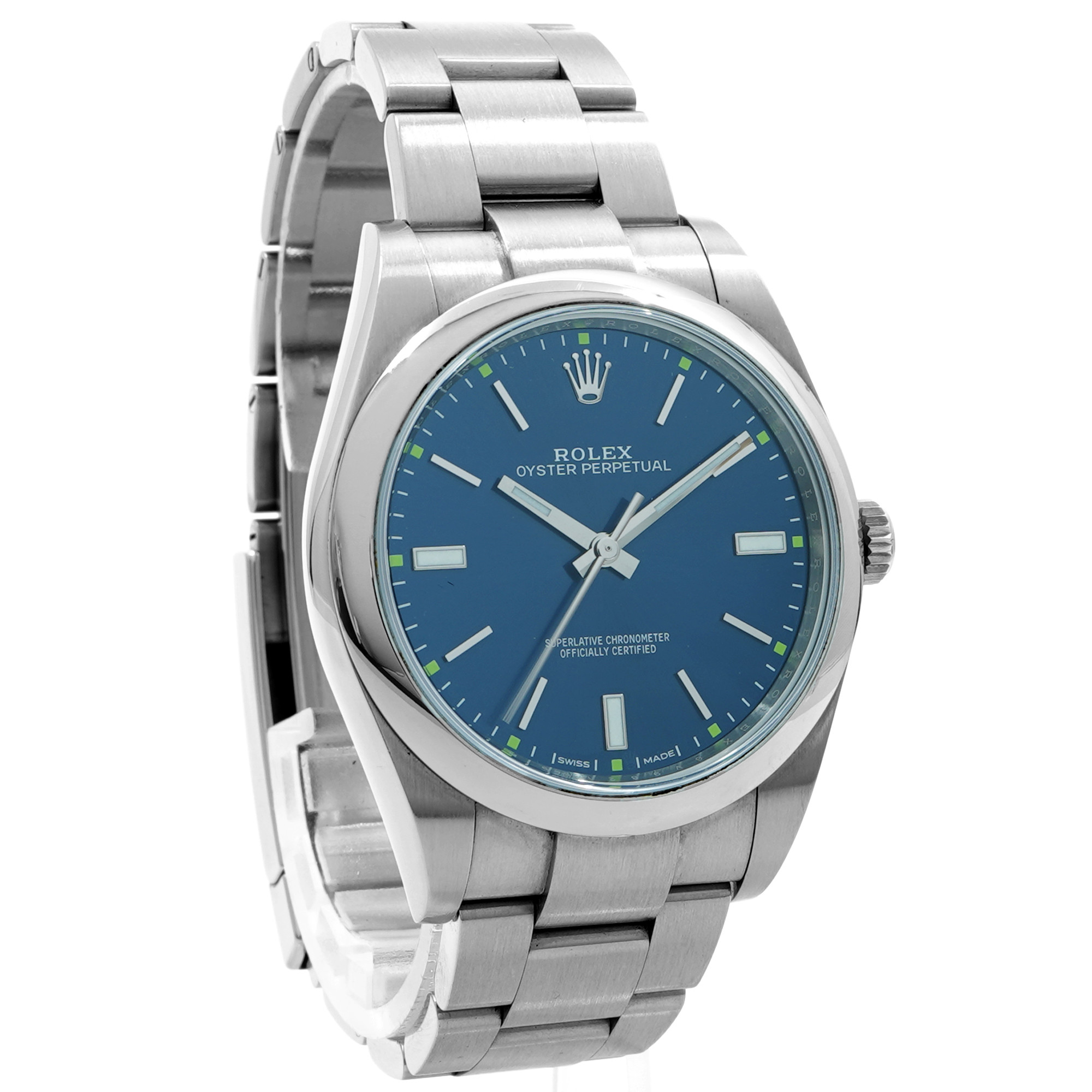 Rolex Oyster Perpetual 39 *Blue Dial* 114300 - Inventory 8522