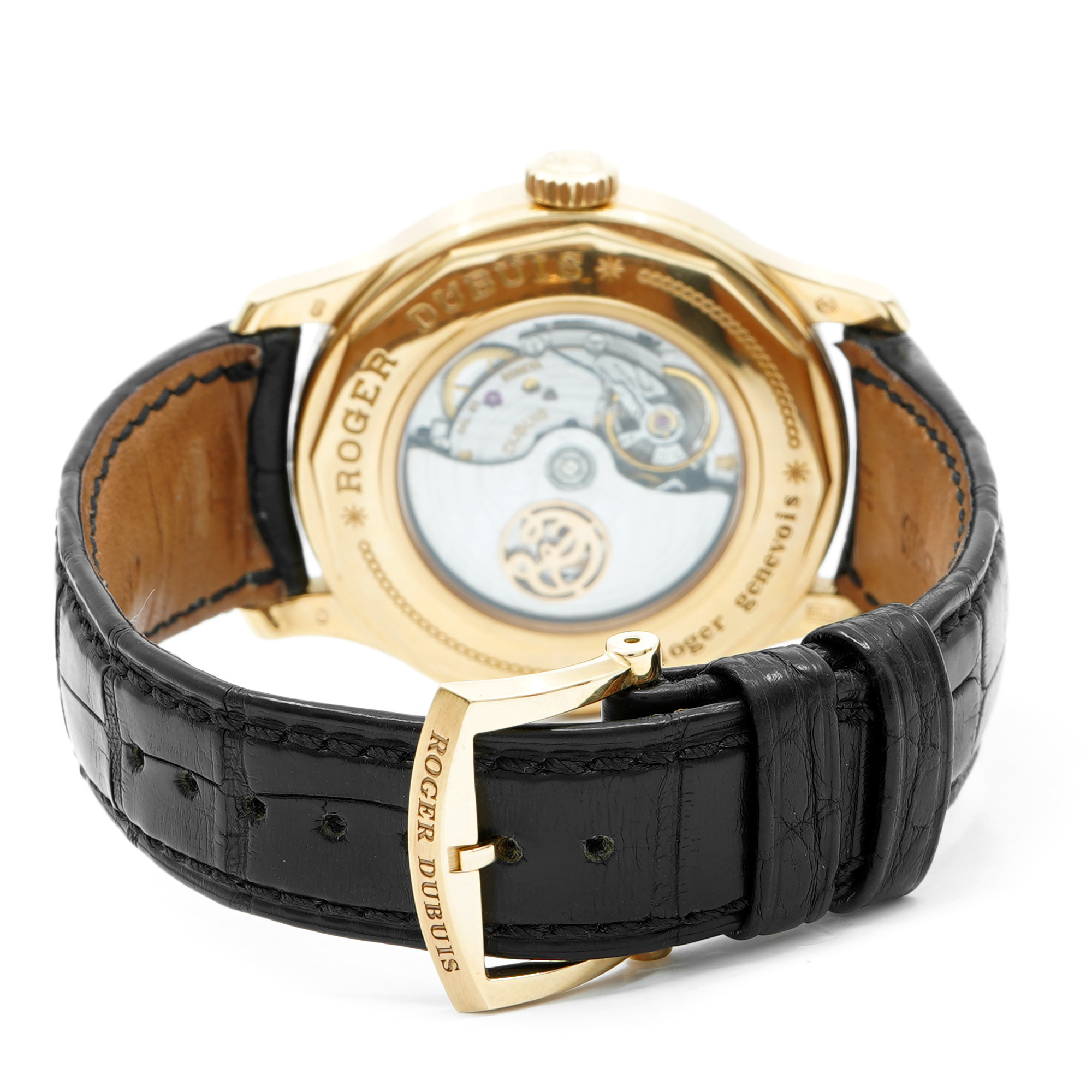 Roger Dubuis Hommage Perpetual Calendar *Extra Solid Case Back* H40 5739 5 - Inventory 8532