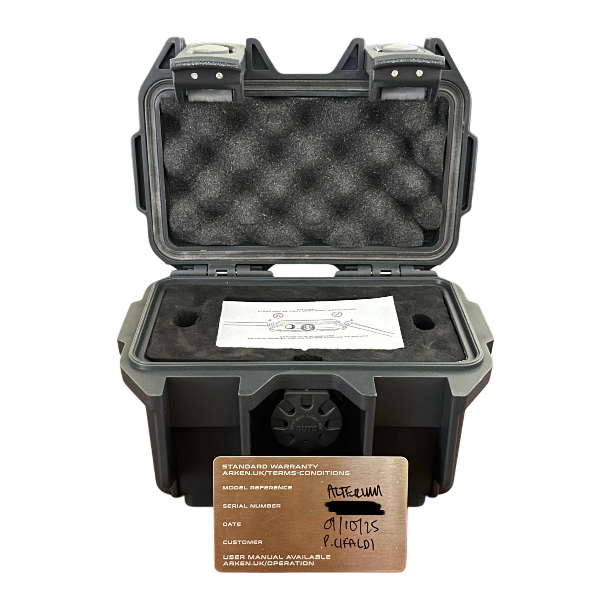 Arken Alterum 1122 Titanium GMT - Inventory 8547