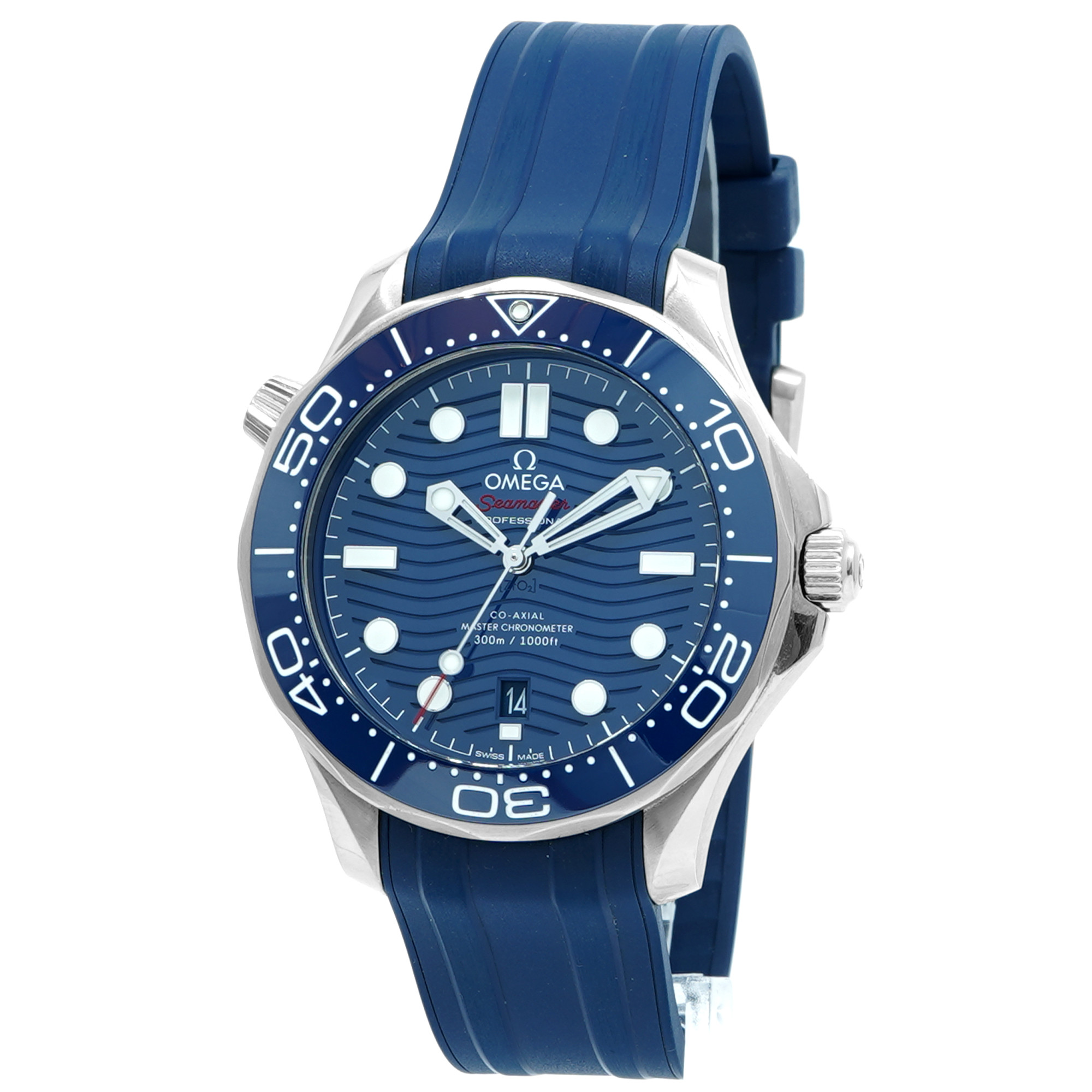 Omega Seamaster Diver 300M Co-Axial Master Chronometer 42mm *Blue* - Inventory 8558