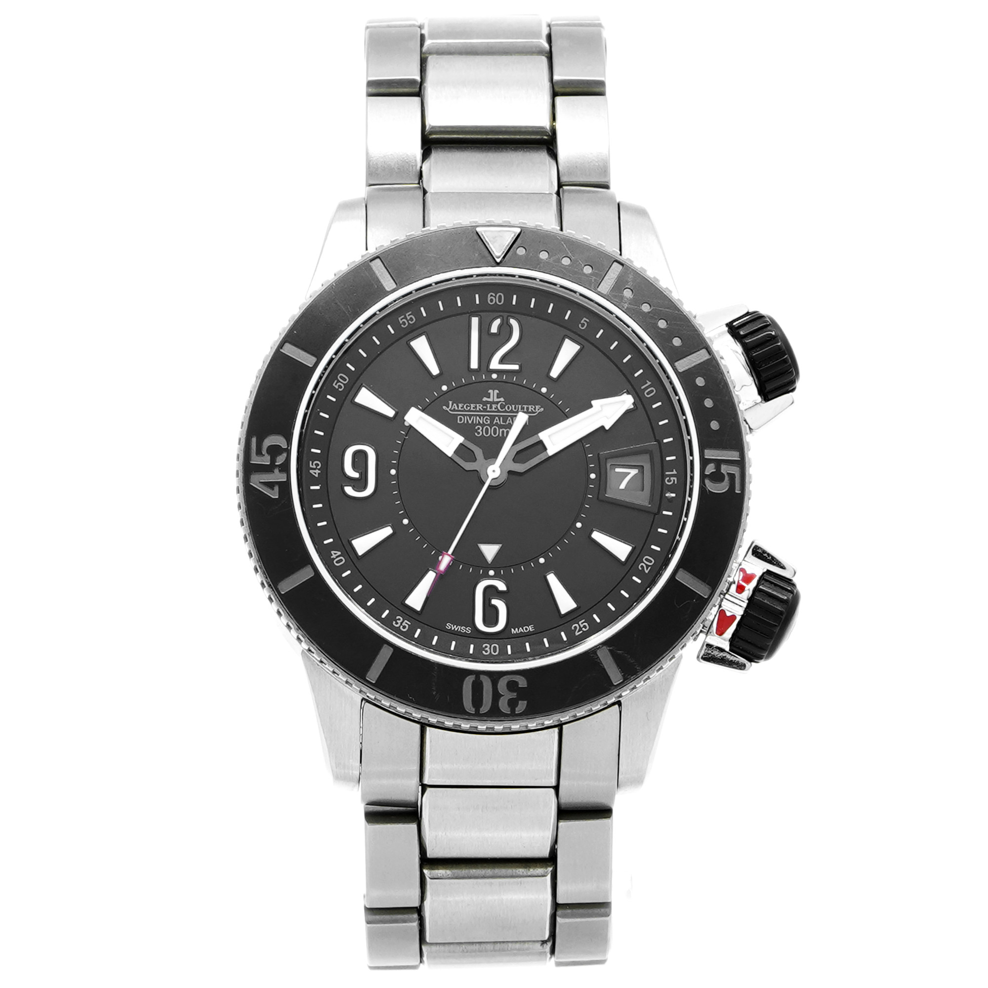 Jaeger LeCoultre Master Compressor Diving Alarm Navy Seals- Inventory 8560