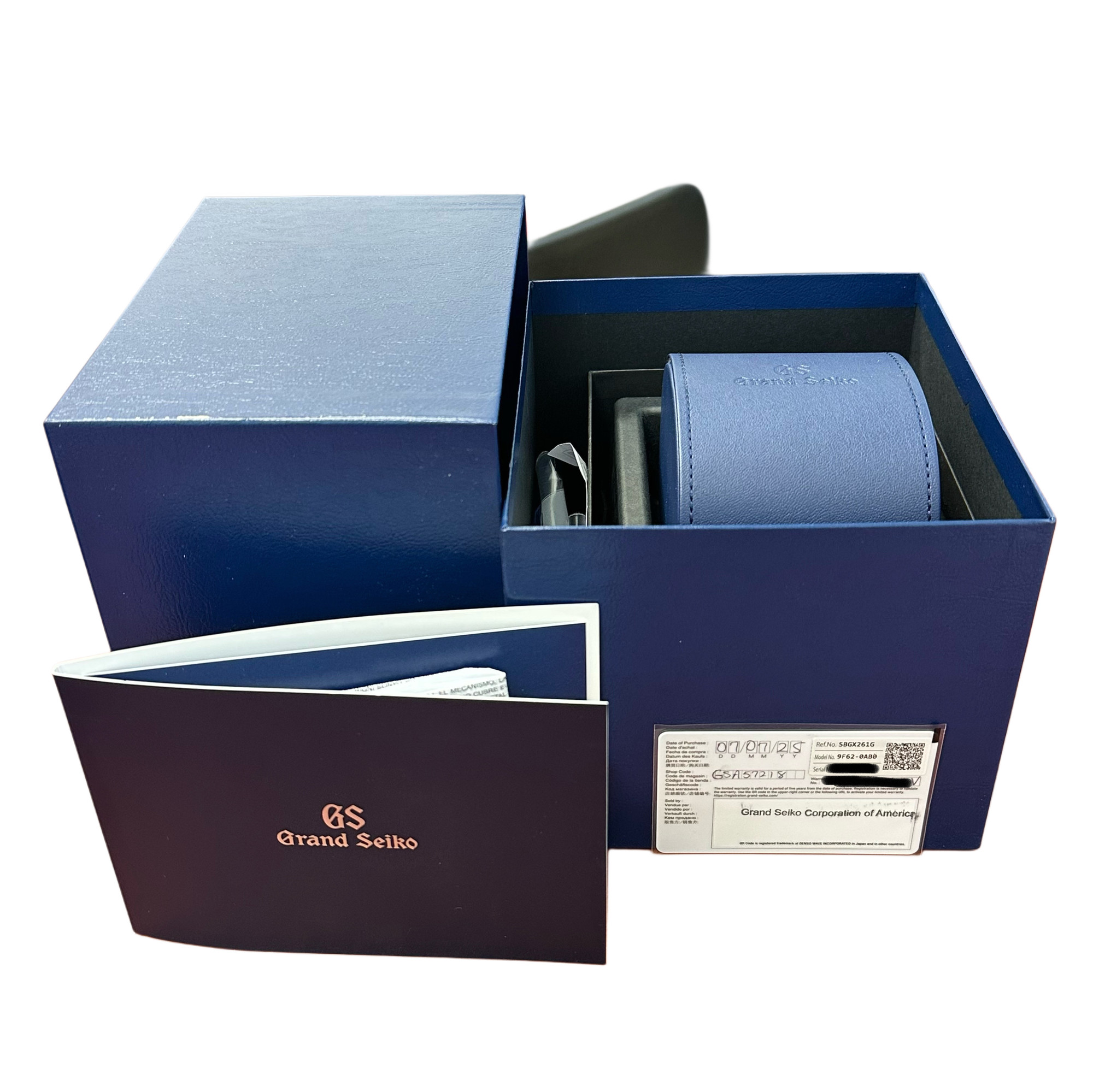 Grand Seiko Blue Dial Quartz SBGX261 *Unworn* *2025*  - Inventory 8562