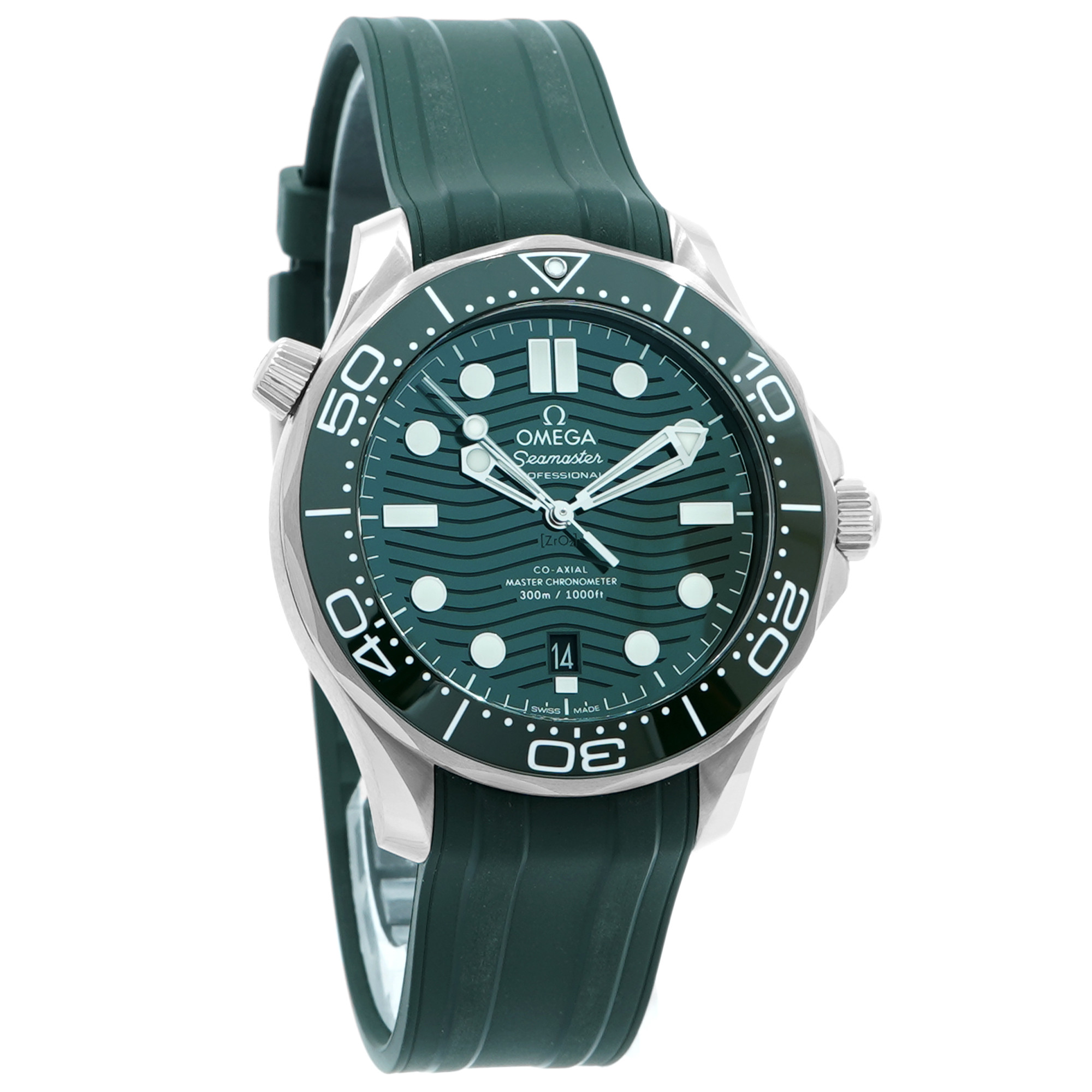 Omega Seamaster Professional Diver 300M 42mm *Green* *2023* - Inventory 8571