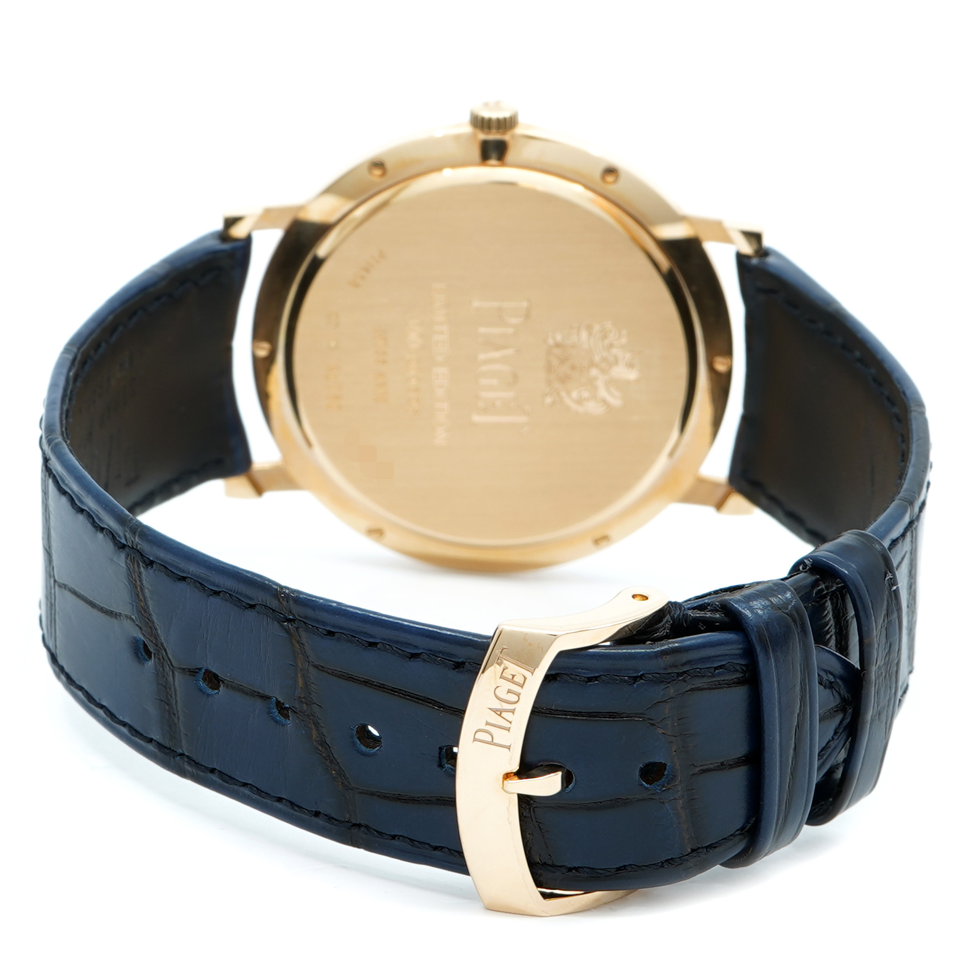 Piaget Altiplano * Rose Gold* *Blue Dial* G0A45050 - Inventory 8582
