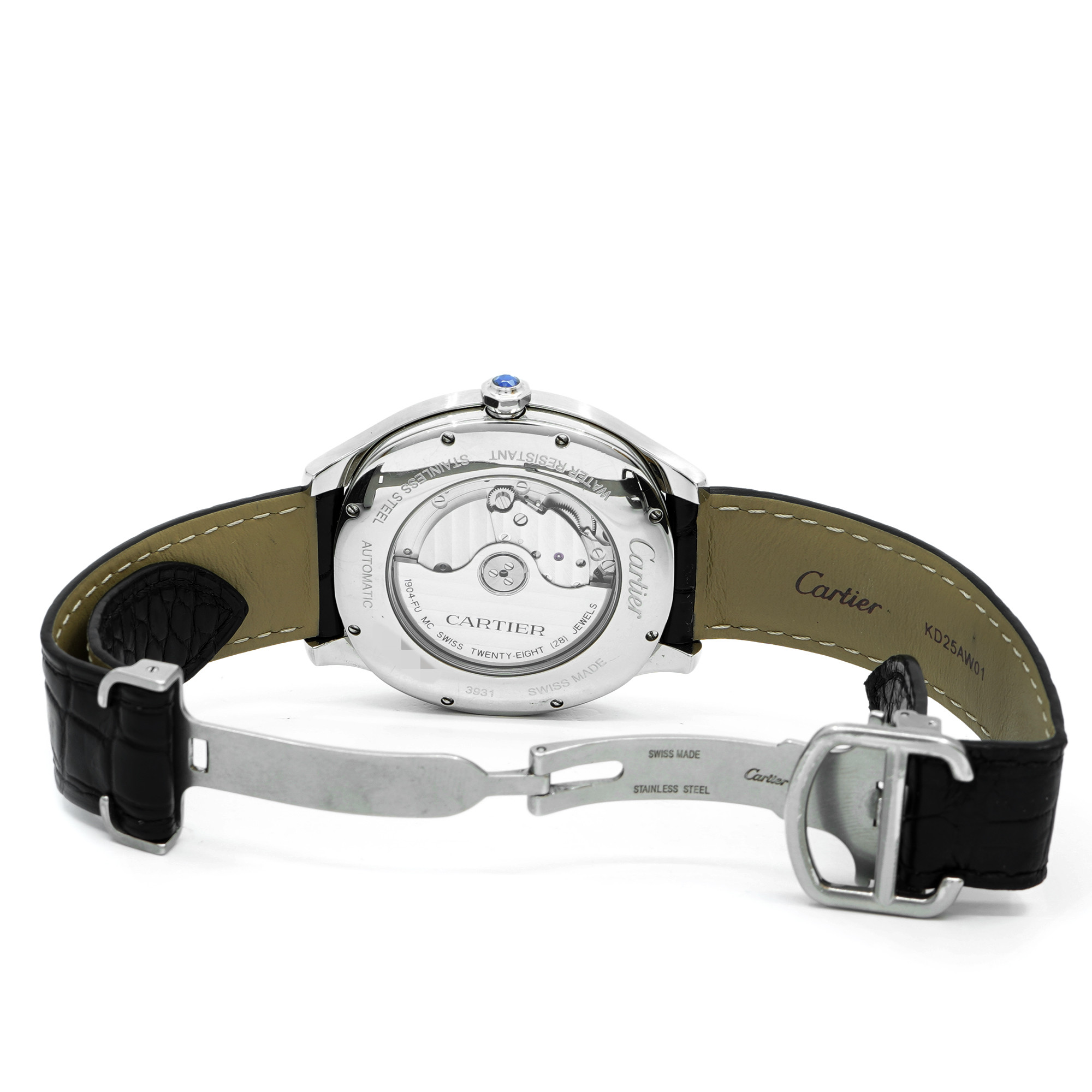 Cartier Drive de Cartier Second Time Zone Day/Night WSNM0005 - Inventory 8577