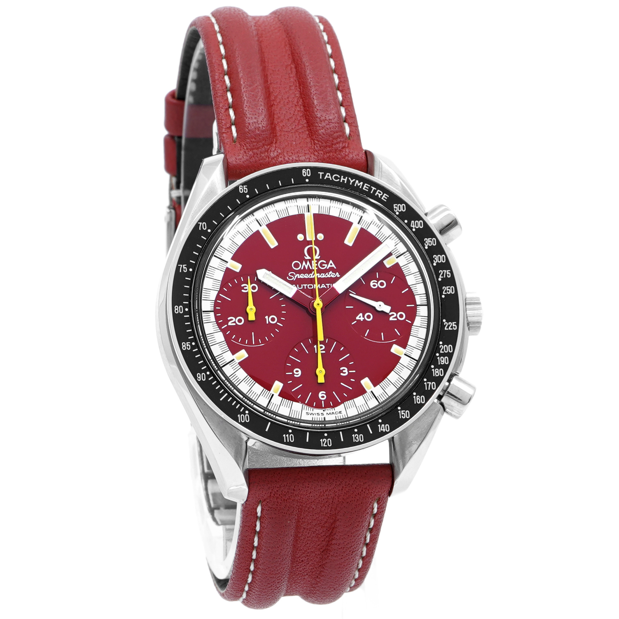 Omega Speedmaster 39mm Schumacher Red Edition 3810.61.41 - Inventory 8589