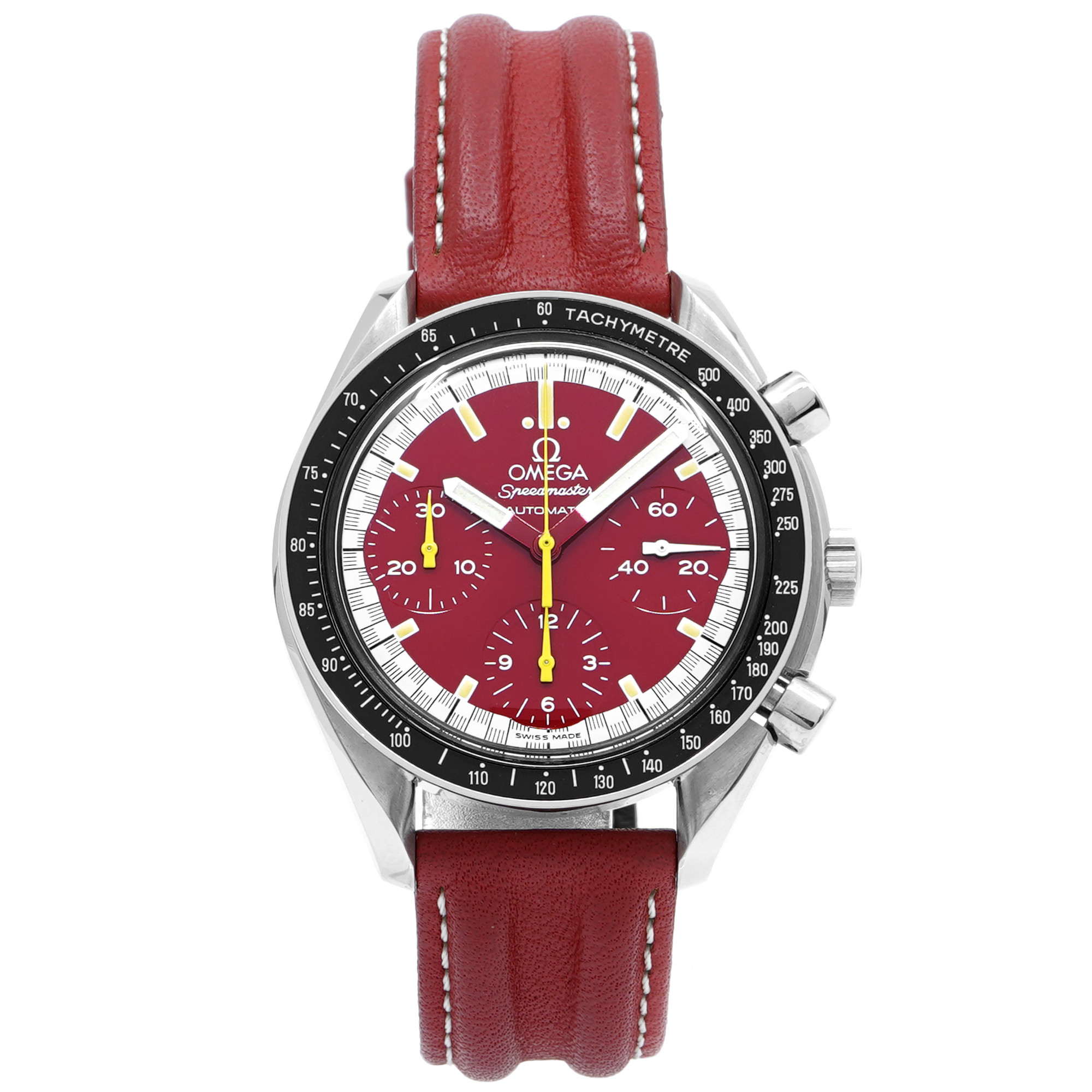 Omega Speedmaster 39mm Schumacher Red Edition 3810.61.41 - Inventory 8589