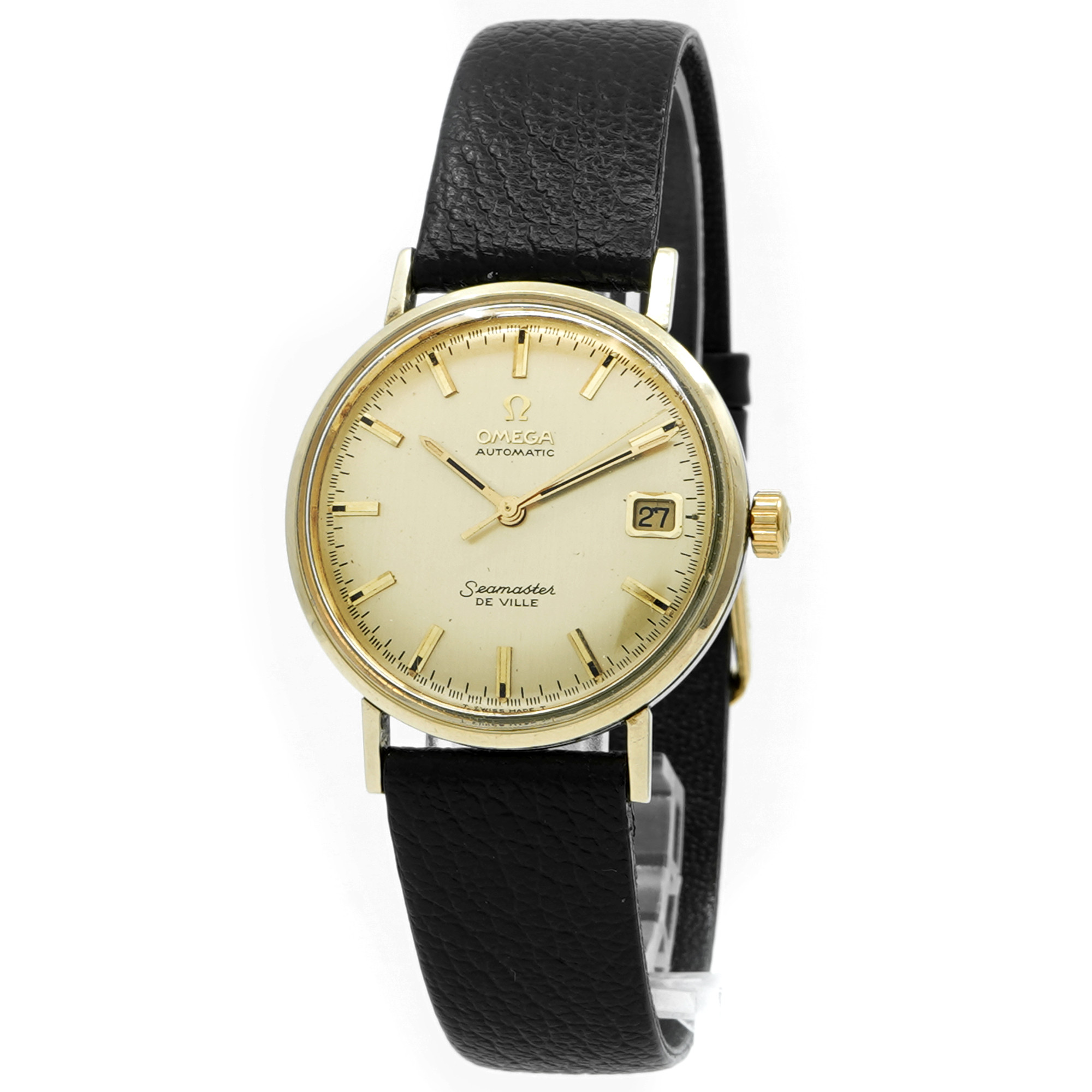 Omega Seamaster DeVille KM6068 *Stainless and 14k Bezel **Vintage