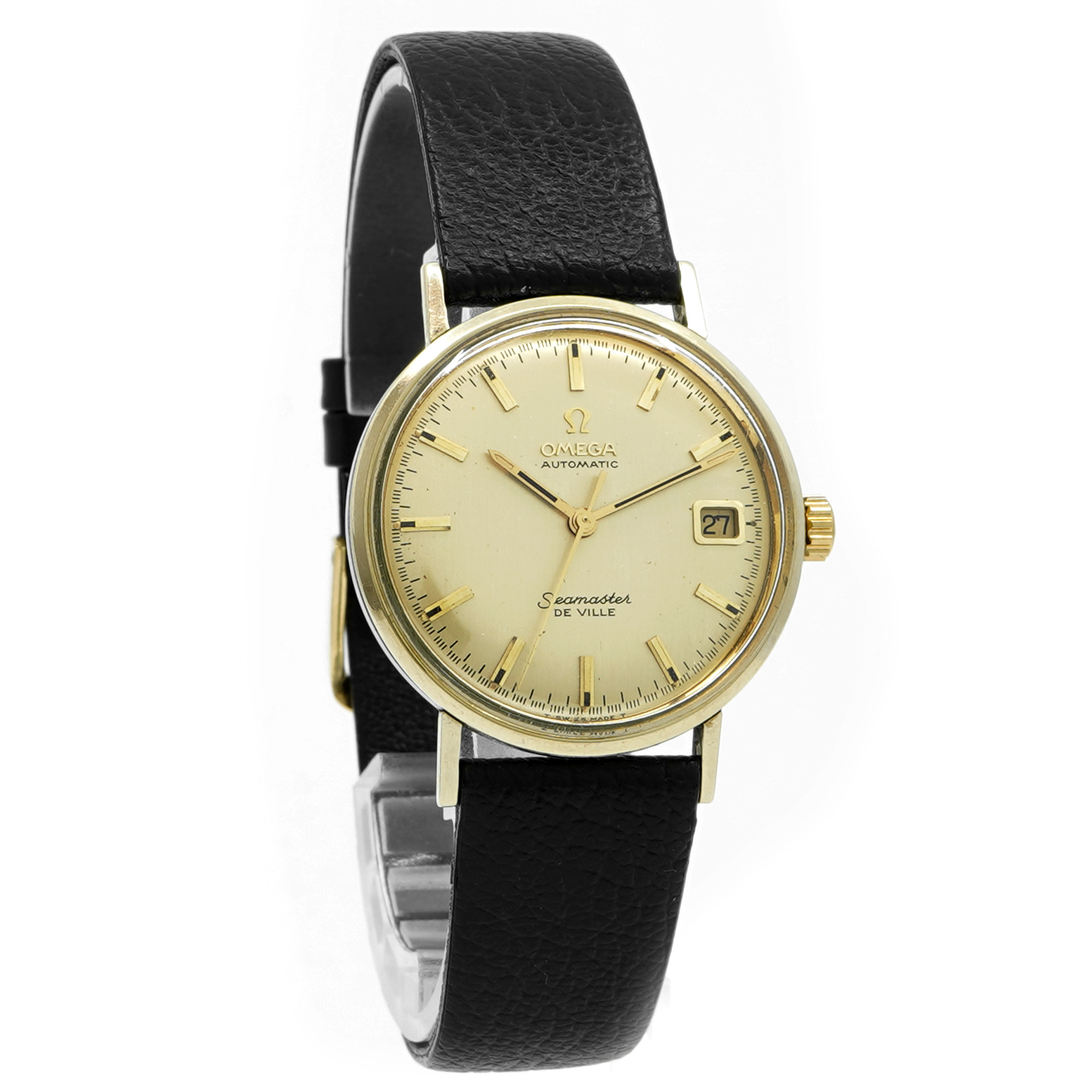 Omega Seamaster DeVille KM6068 *Stainless and 14k Bezel **Vintage
