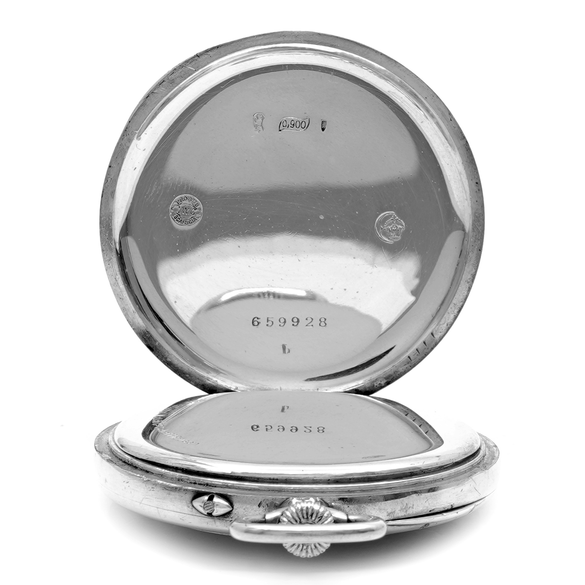 IWC Schaffhausen 1930's Pocket Watch *Sterling Case* 50.5mm - Inventory 8662