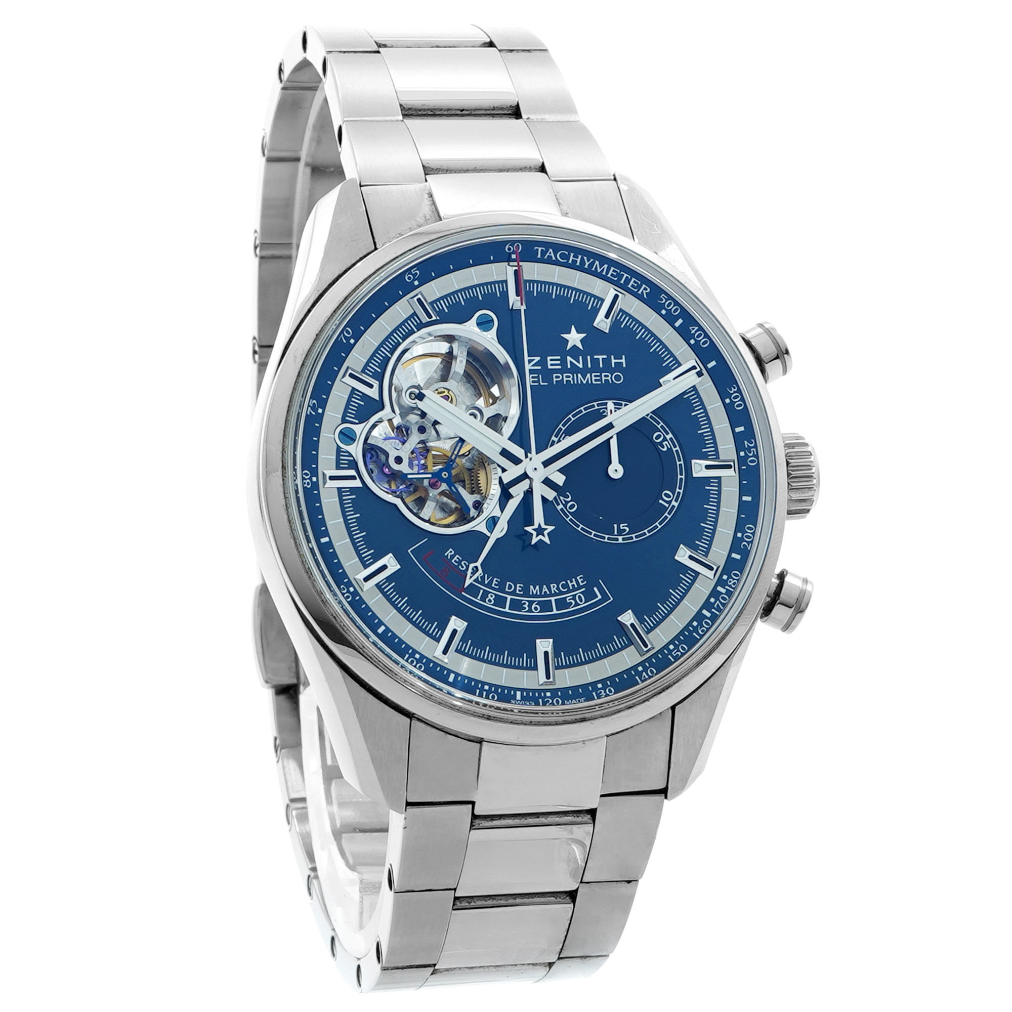 Zenith El Primero Power Reserve *Blue Dial* 03.2085.4021/51.C700 - Inventory 8615
