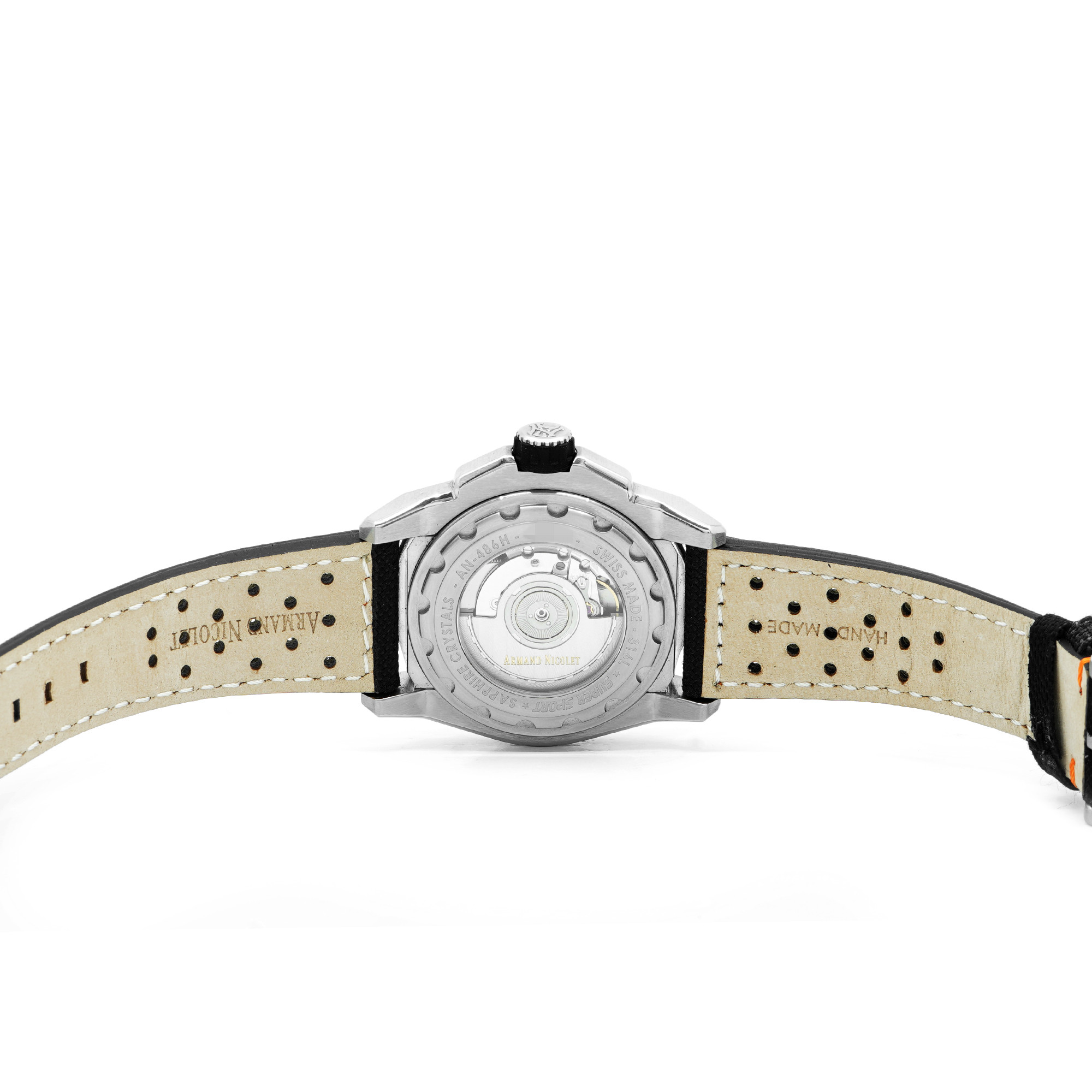 Armand Nicolet JSS GMT Orange - Inventory 8653