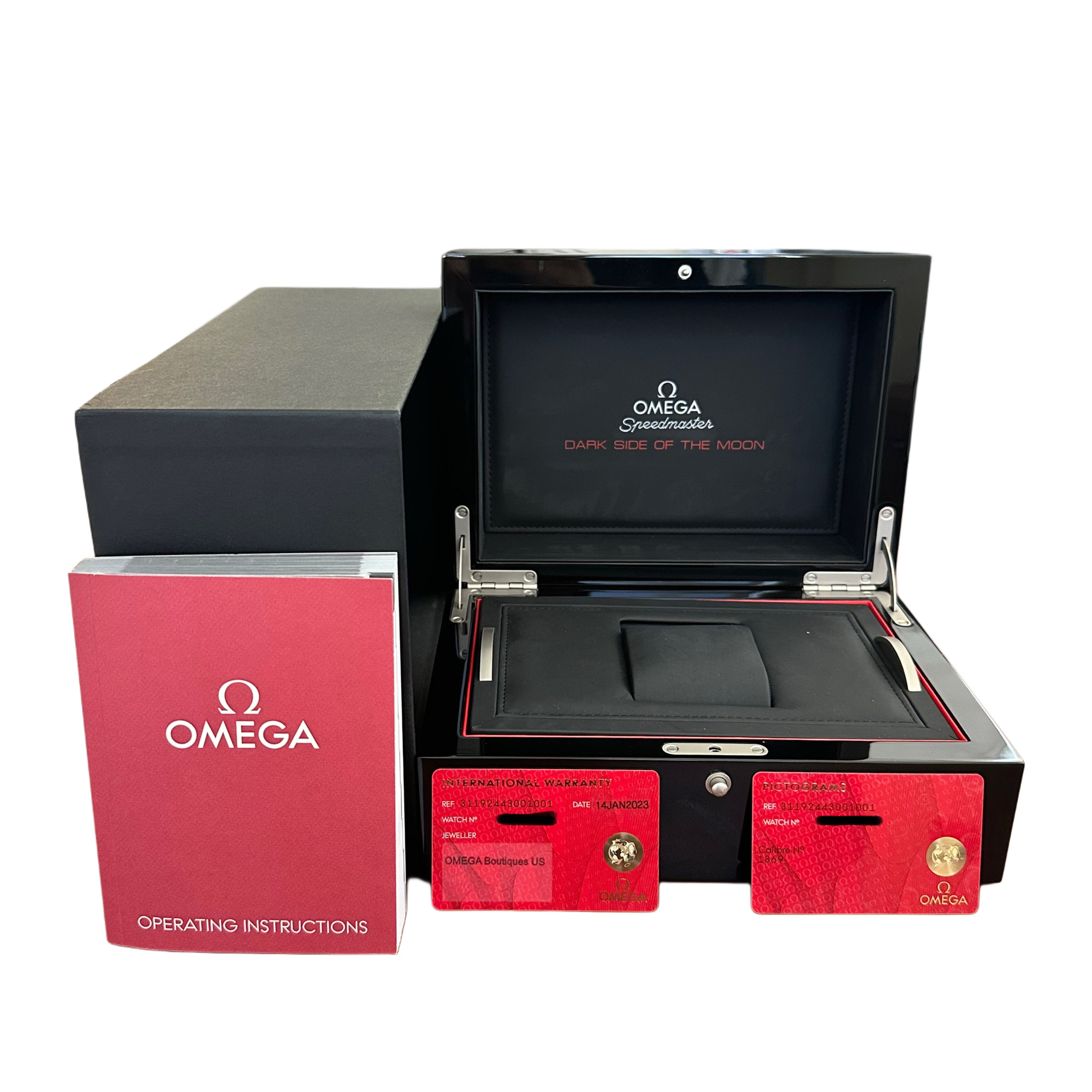 Omega Speedmaster Apollo 8 Dark Side of the Moon Ceramic - Inventory 8660