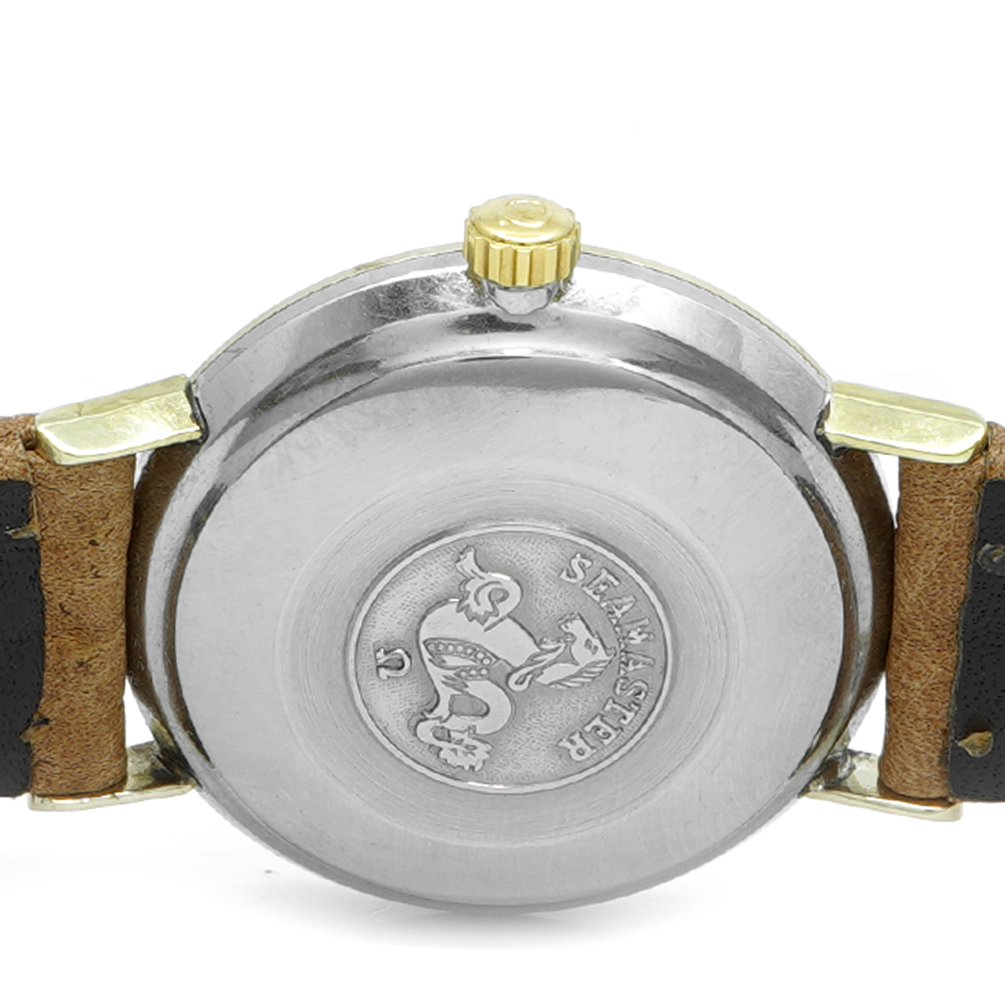 Omega Seamaster DeVille KM6068 *Stainless and 14k Bezel* *Vintage 1969* - Inventory 8667