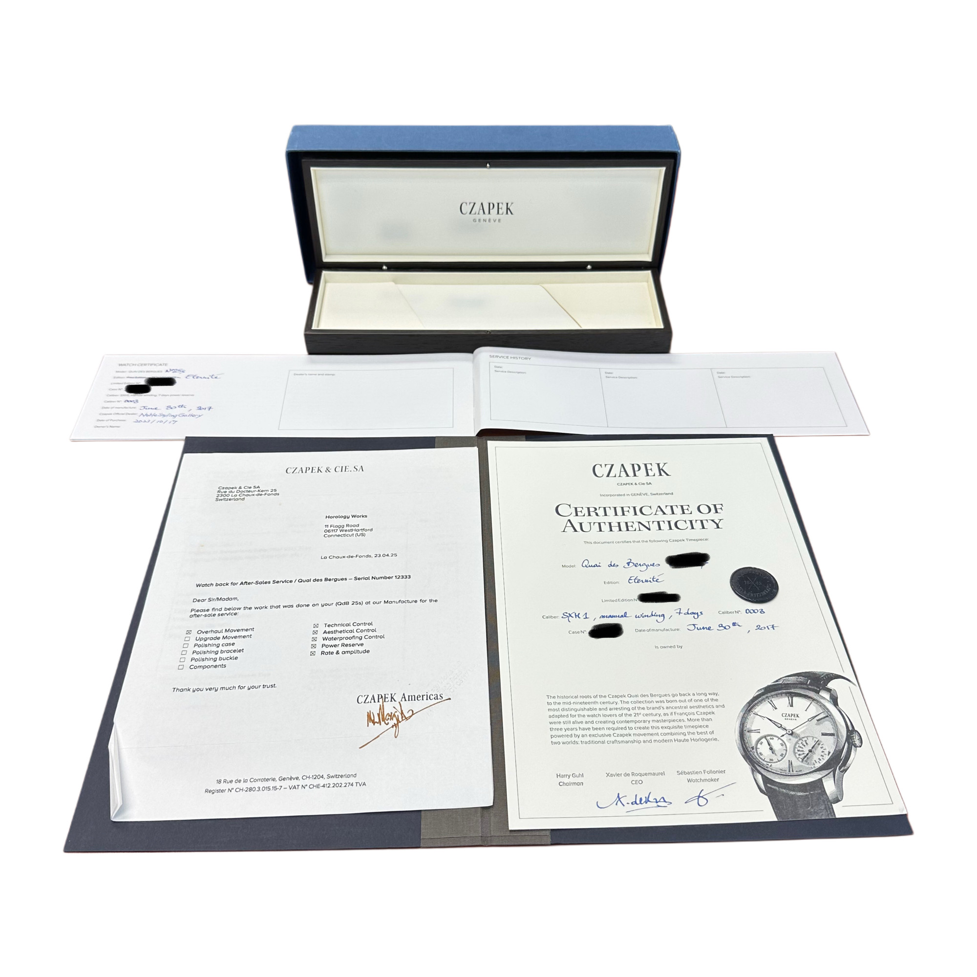 Czapek and Cie Quai Des Bergues NO. 25s *Limited Edition* - Inventory 8668