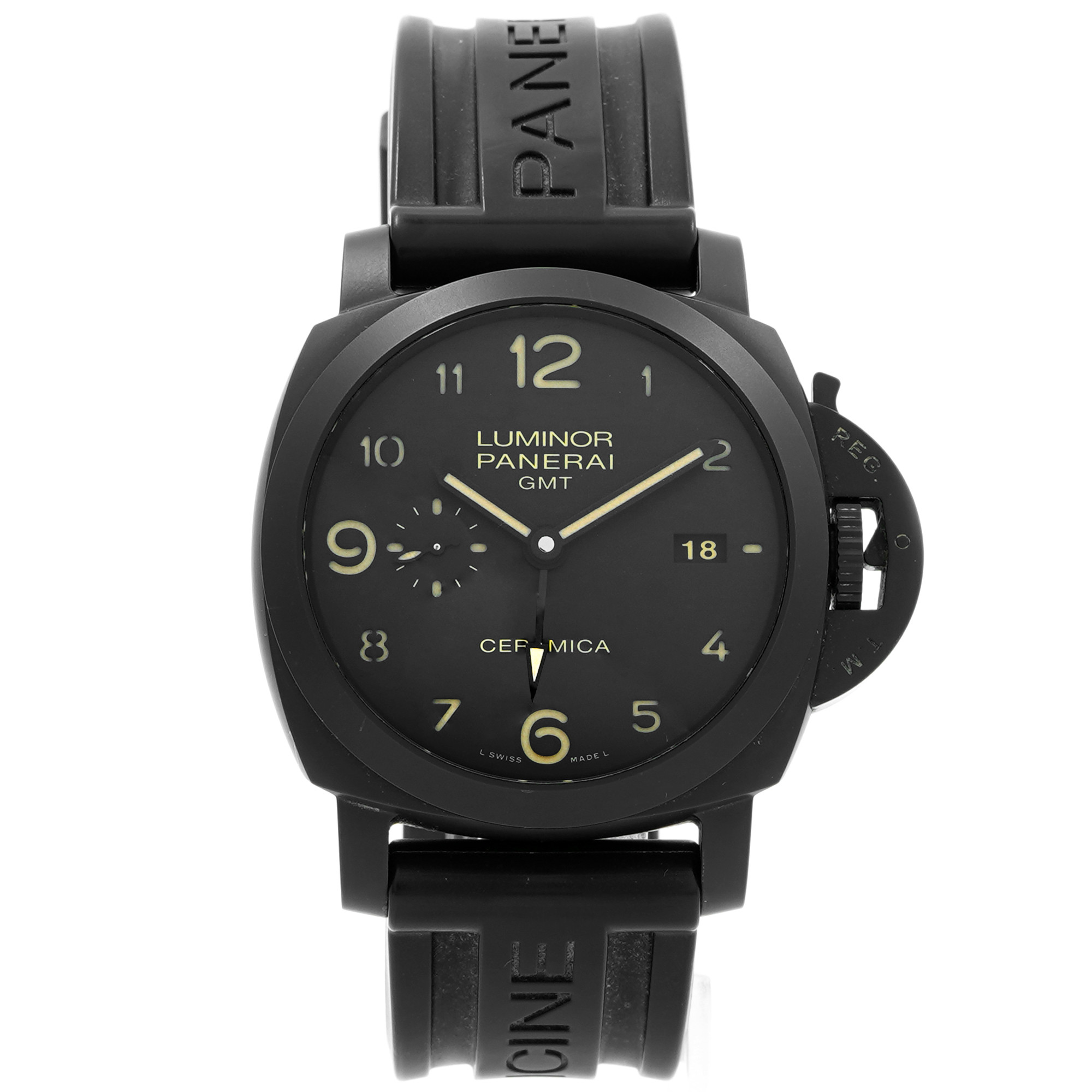 Panerai Luminor 1950 3 Days GMT Ceramic Automatic PAM00441 - Inventory 8671