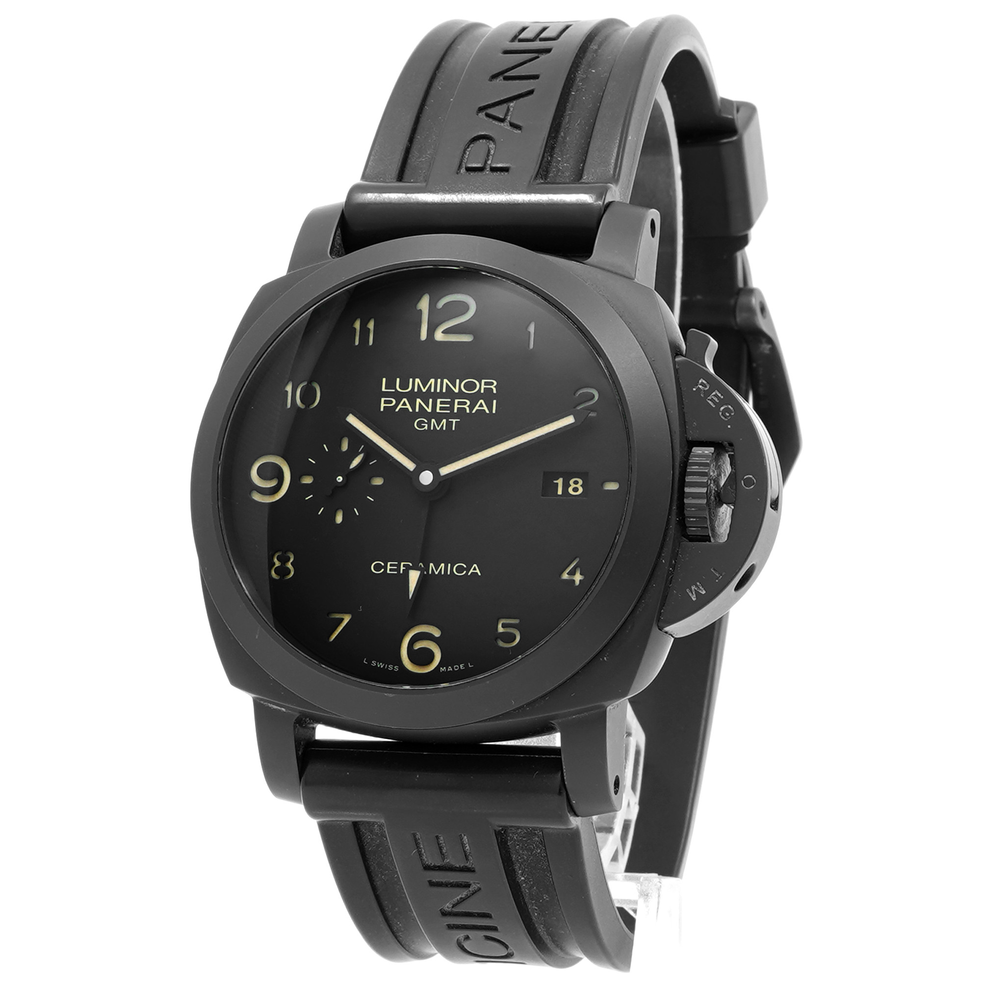 Panerai Luminor 1950 3 Days GMT Ceramic Automatic PAM00441 - Inventory 8671