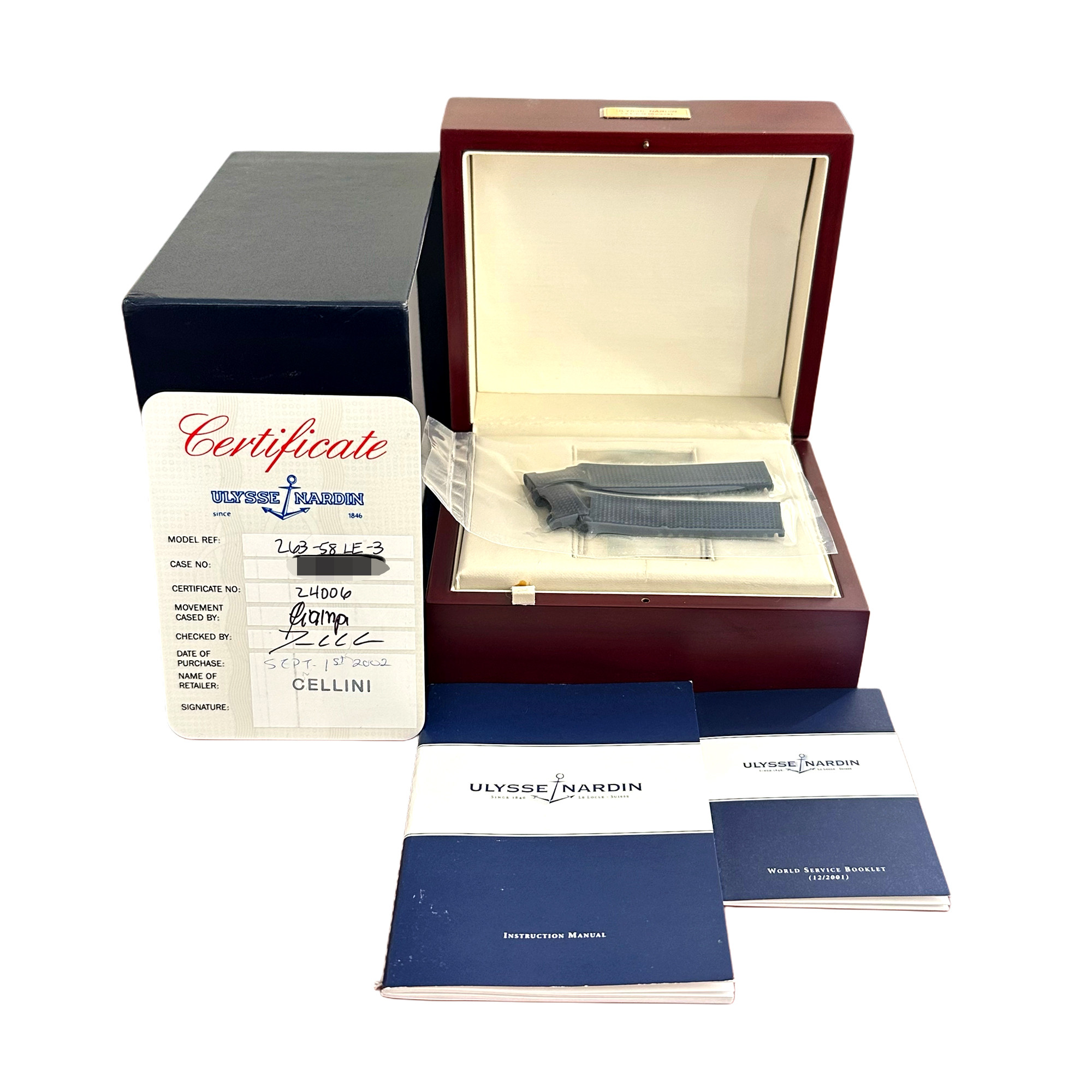 Ulysse Nardin Blue Max *Limited Edition* 263-58 - Inventory 8536