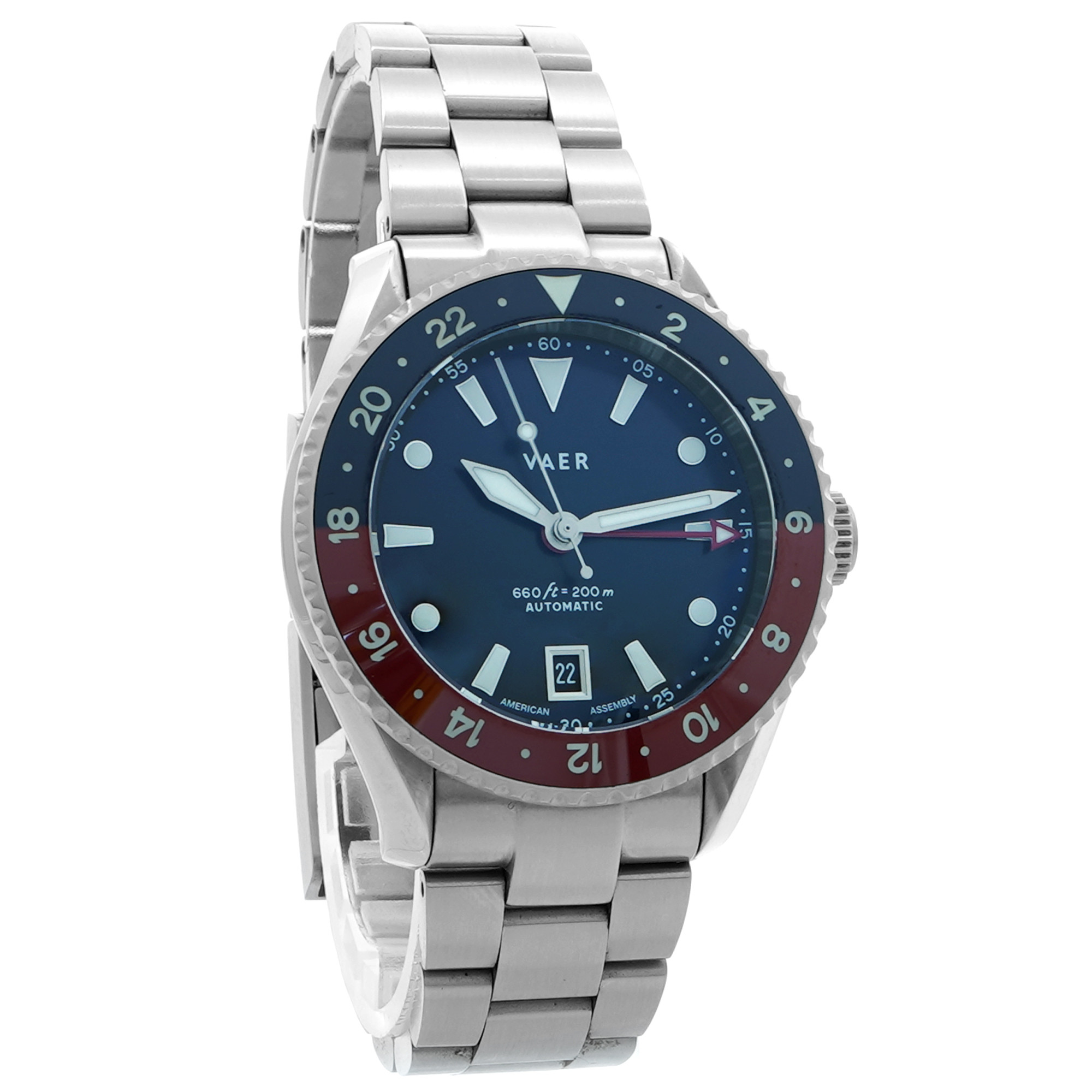 Vaer G5 Meridian US GMT 39mm - Inventory 8595