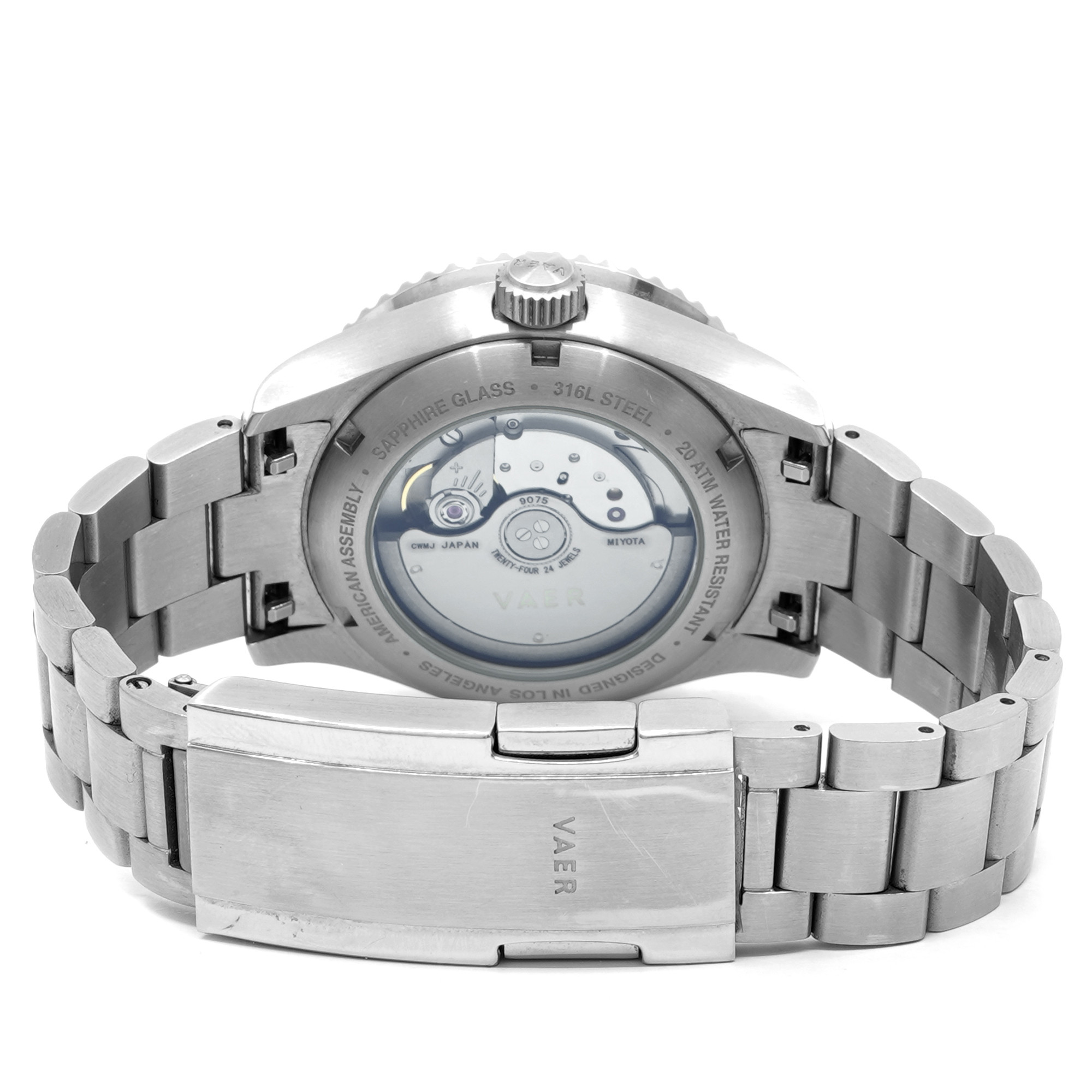 Vaer G5 Meridian US GMT 39mm - Inventory 8595 - DelrayWatch.com