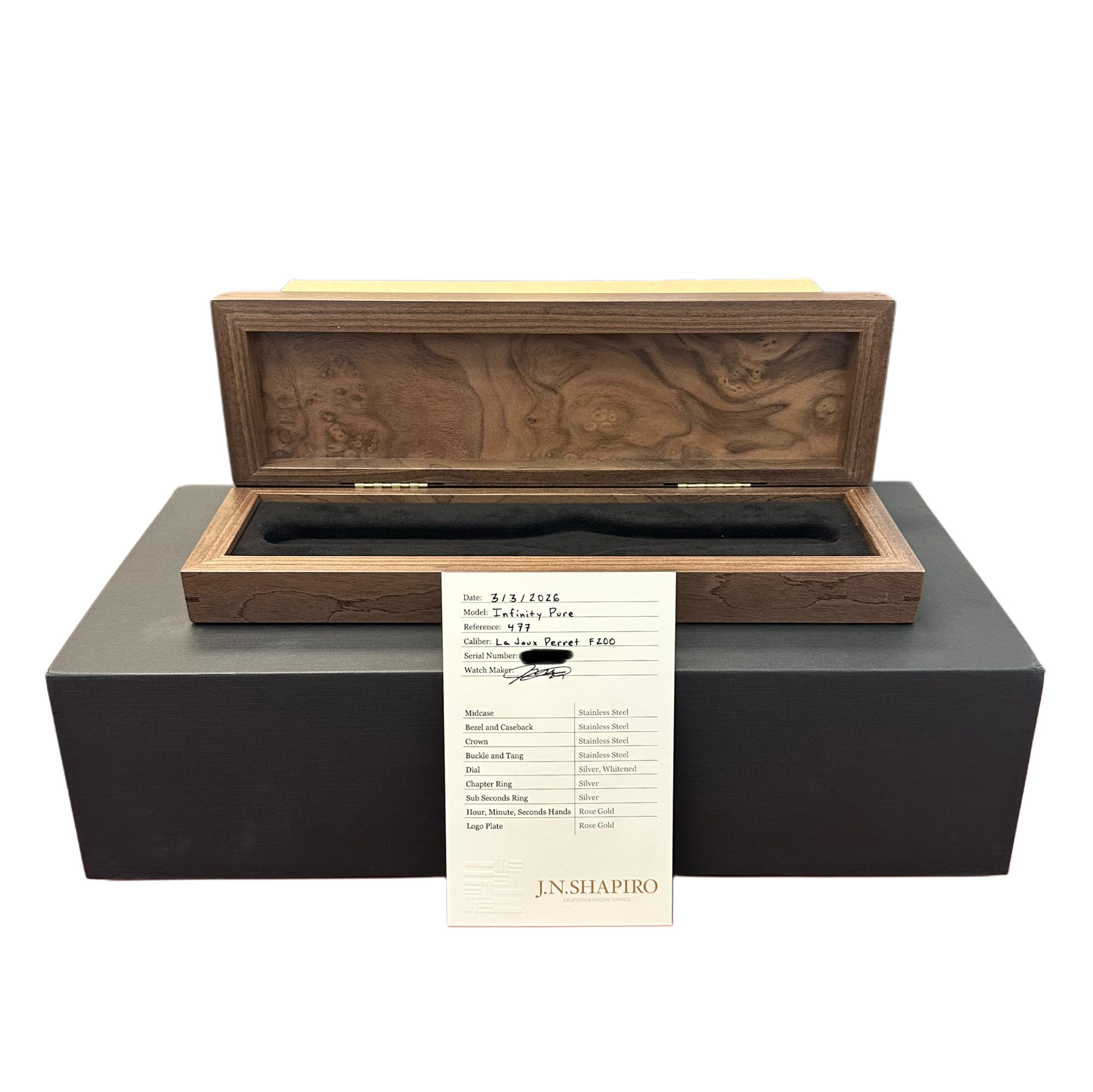 J.N. Shapiro Infinity Pure *Unworn* *Limited Edition* *2026* *Unworn* - Inventory 8683