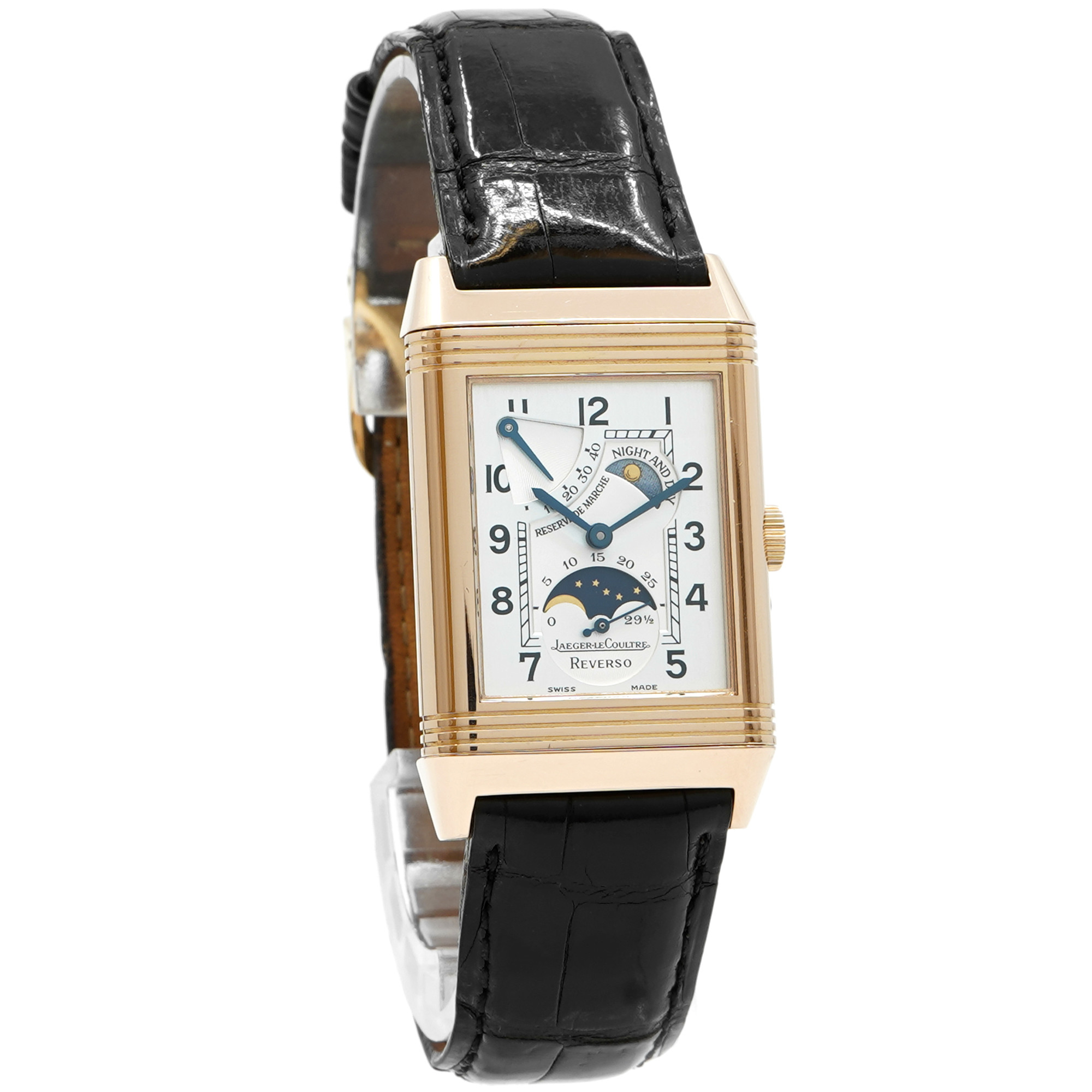 Jaeger LeCoultre Reverso Sun Moon Day Night Power Reserve Q2752420 - Inventory 8685